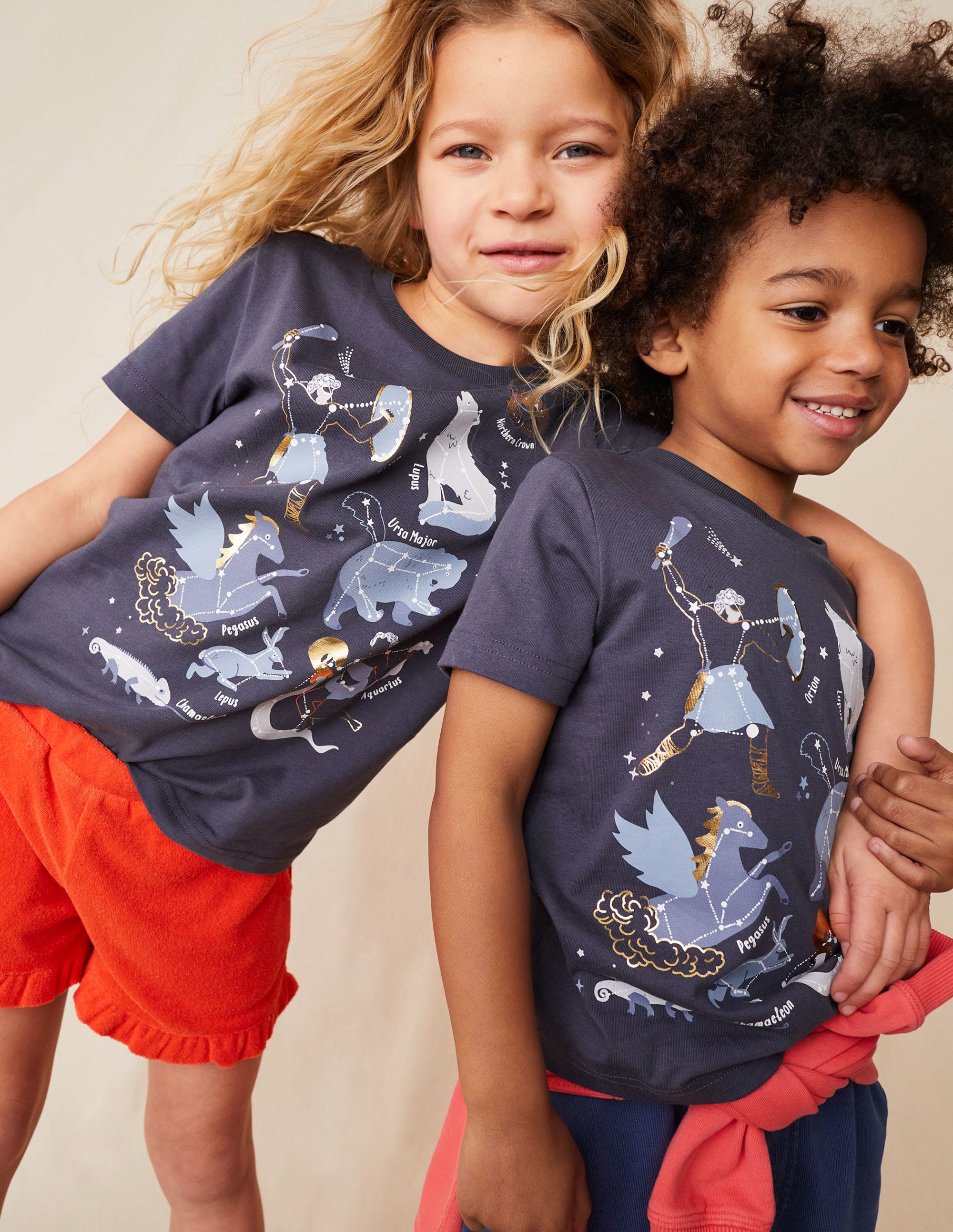 Astrology Printed T-shirt-Charcoal Astrology - Image 4