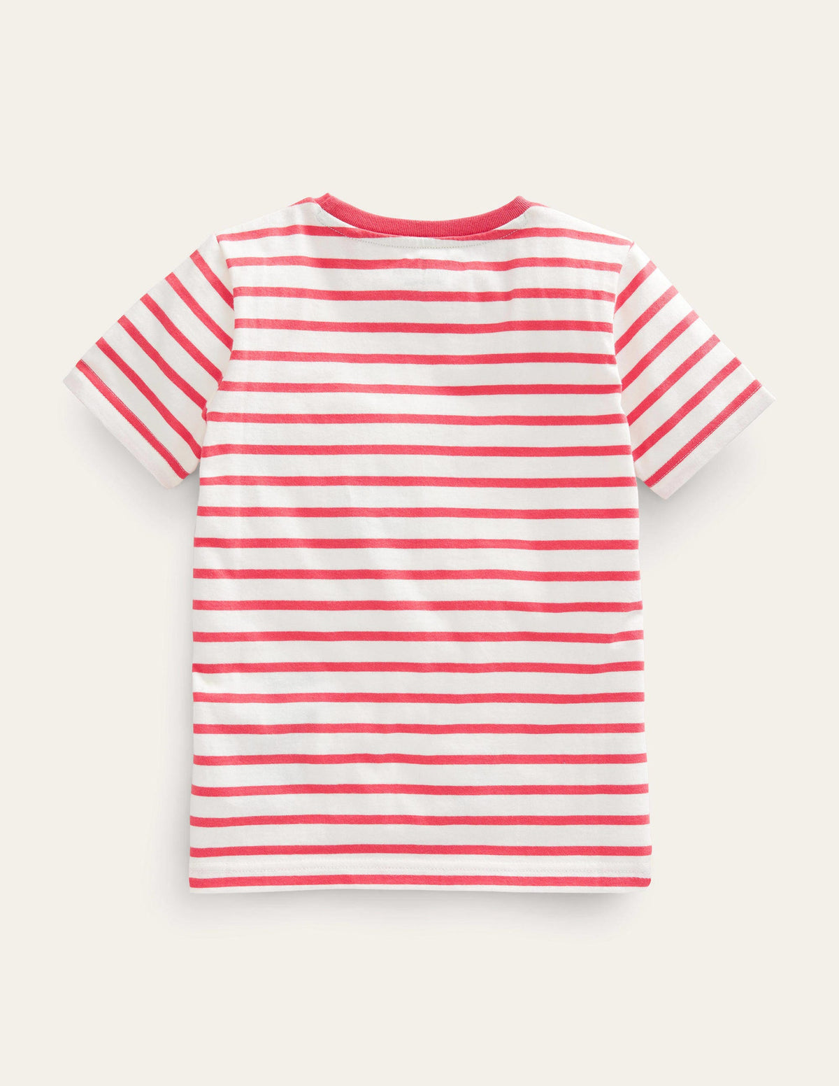 Appliqué Animal T-shirt-Ivory/Jam Guinea Pig - Image 2