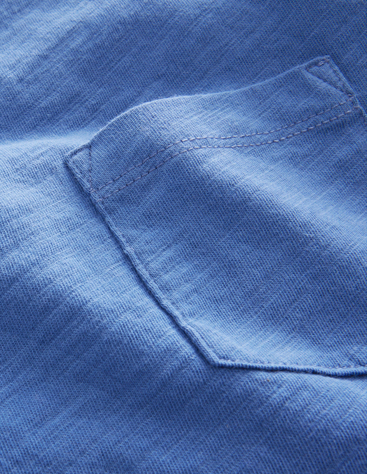Washed Slub T-shirt-Delft Blue - Image 3