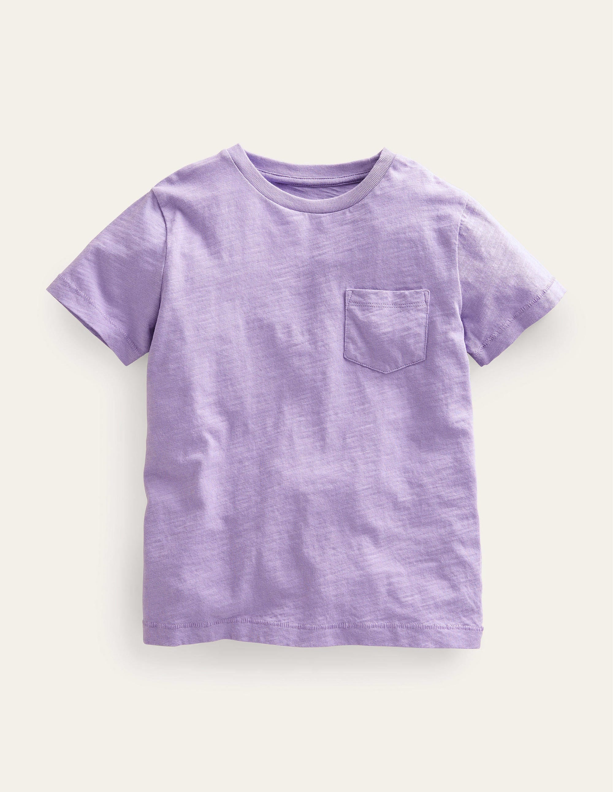Washed Slub T-shirt-Misty Lavender - Image 1