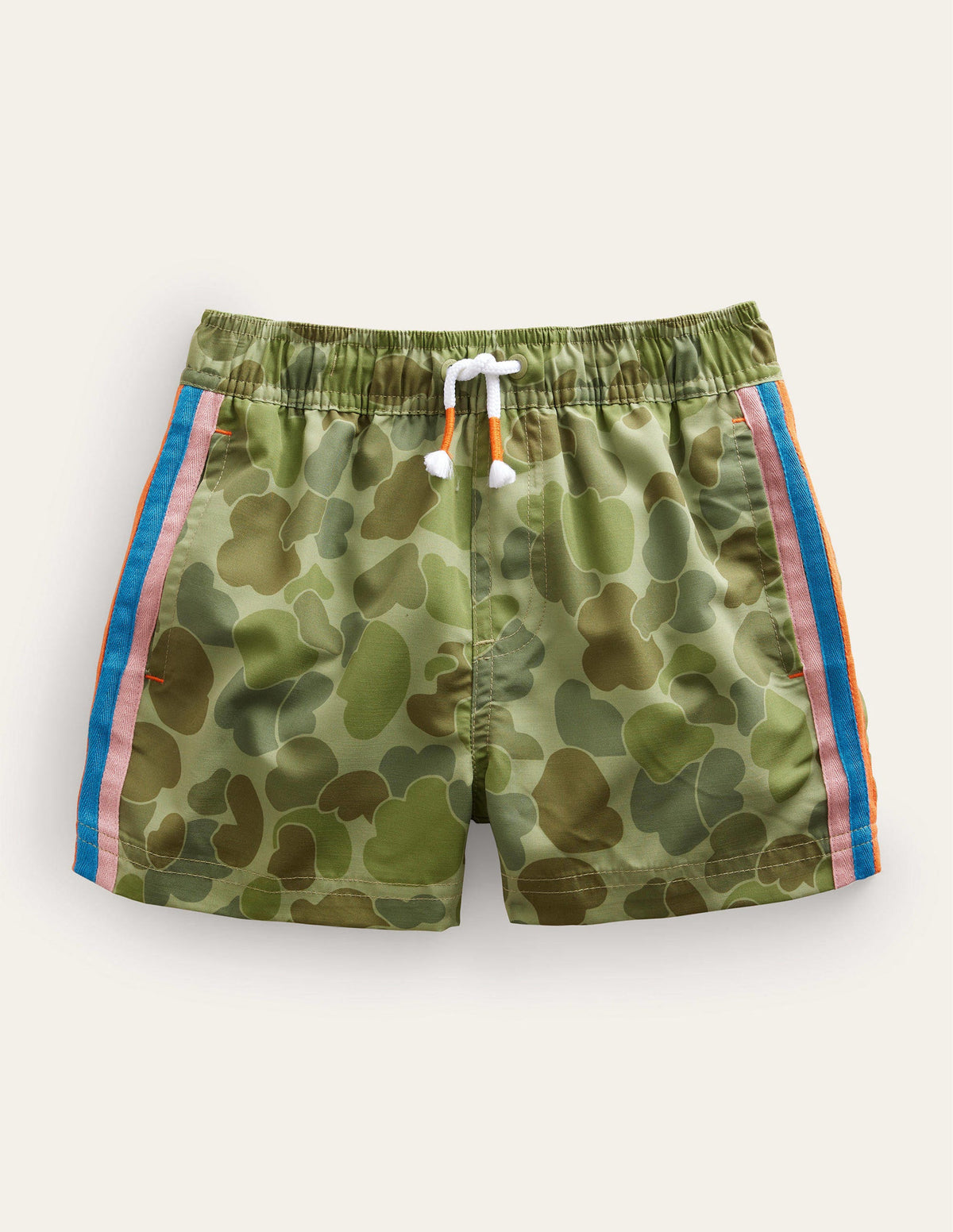 Sporty Stripe Short-Green Bubble Camo - Image 1