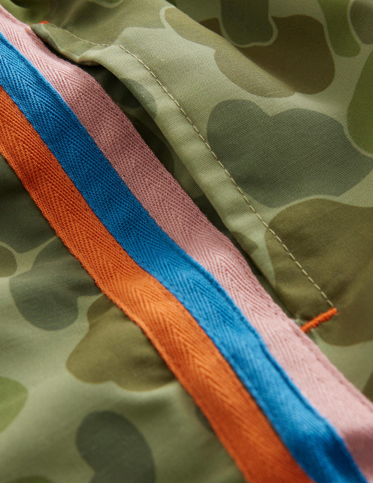 Sporty Stripe Short-Green Bubble Camo-3