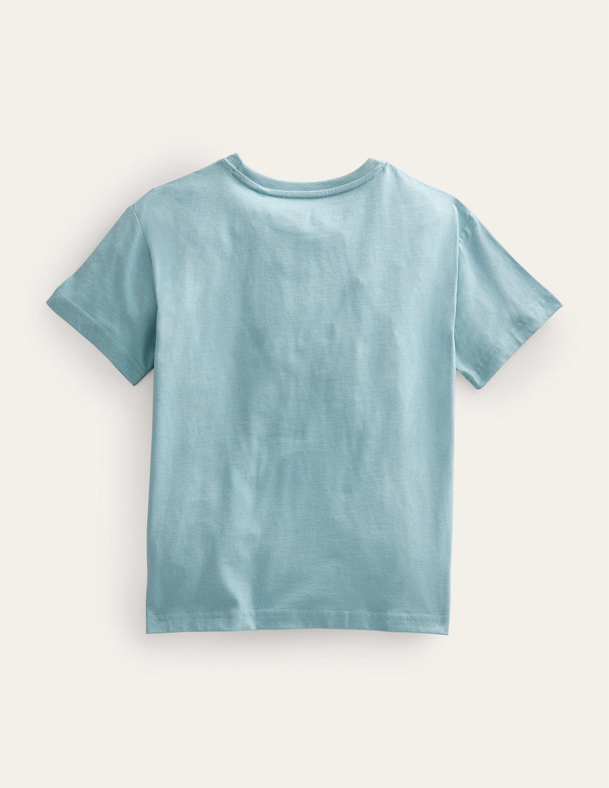 Relaxed Printed Logo Tee-Tourmaline Blue Ducks - Image 2