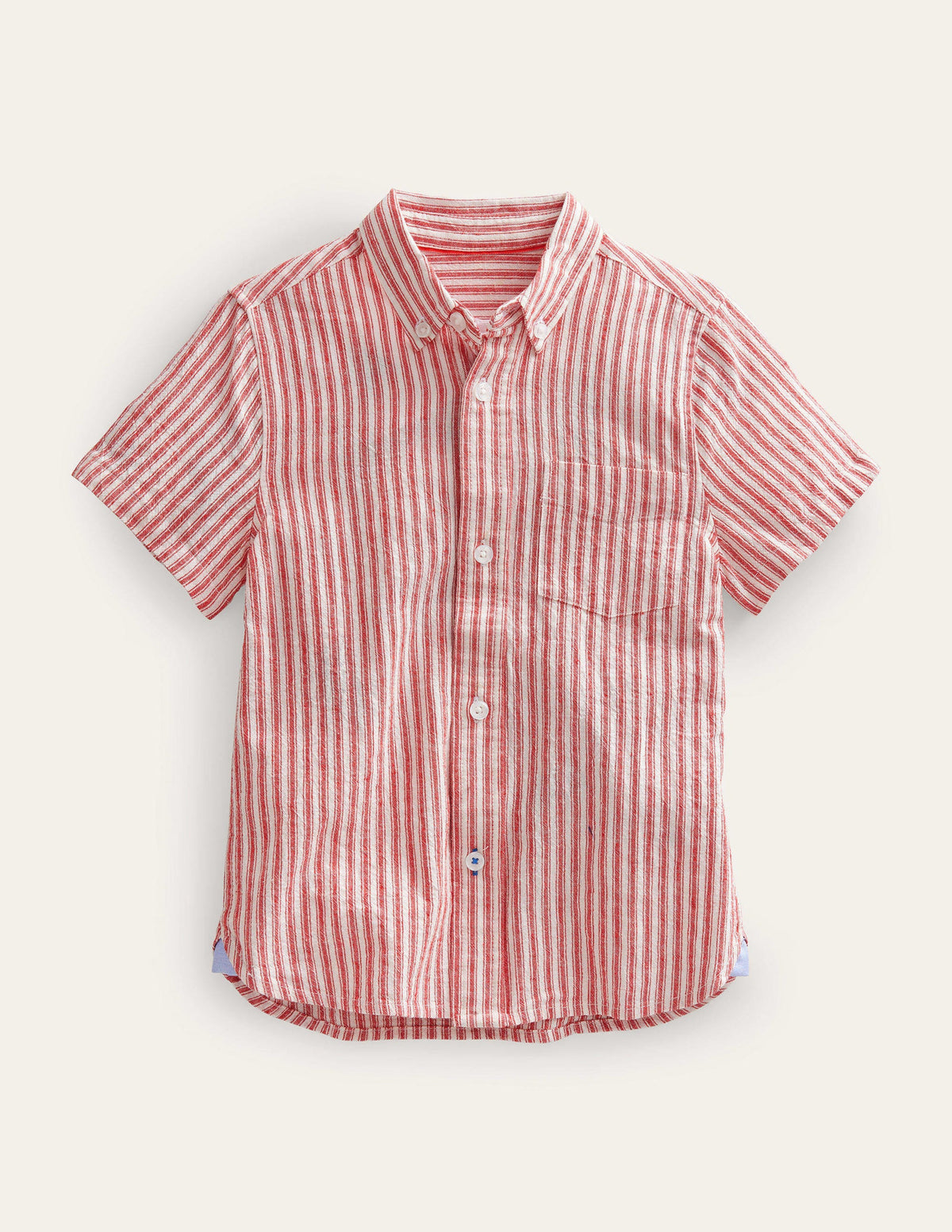 Strawberry Ticking Shirt-Red Ticking Stripe - Image 1