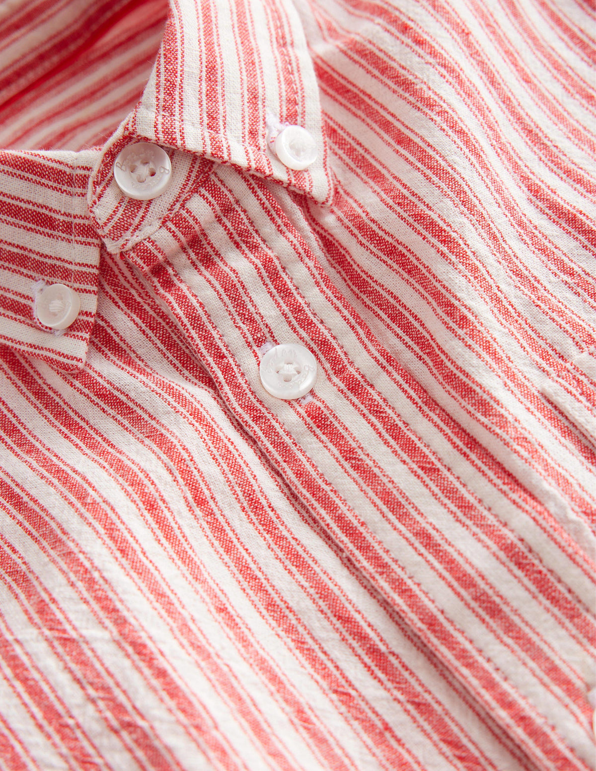 Strawberry Ticking Shirt-Red Ticking Stripe - Image 3