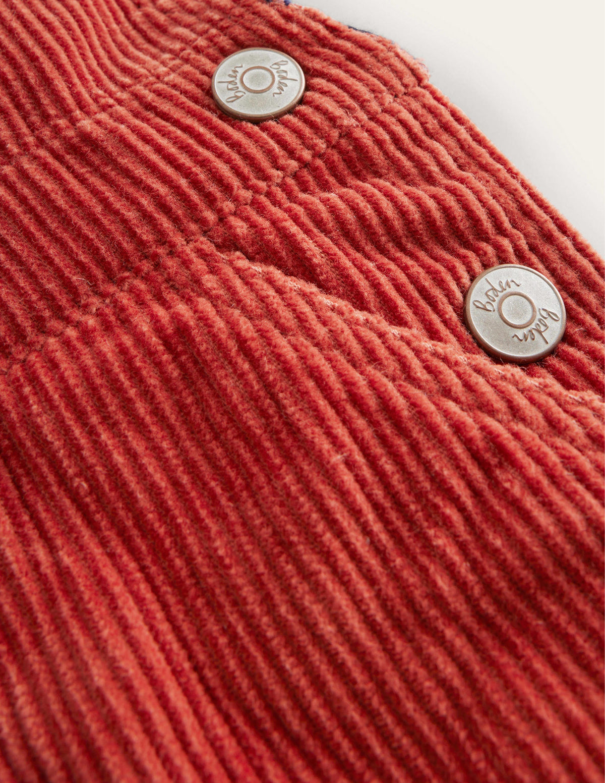Cord Utility Dungarees-Roasted Chestnut - Image 3