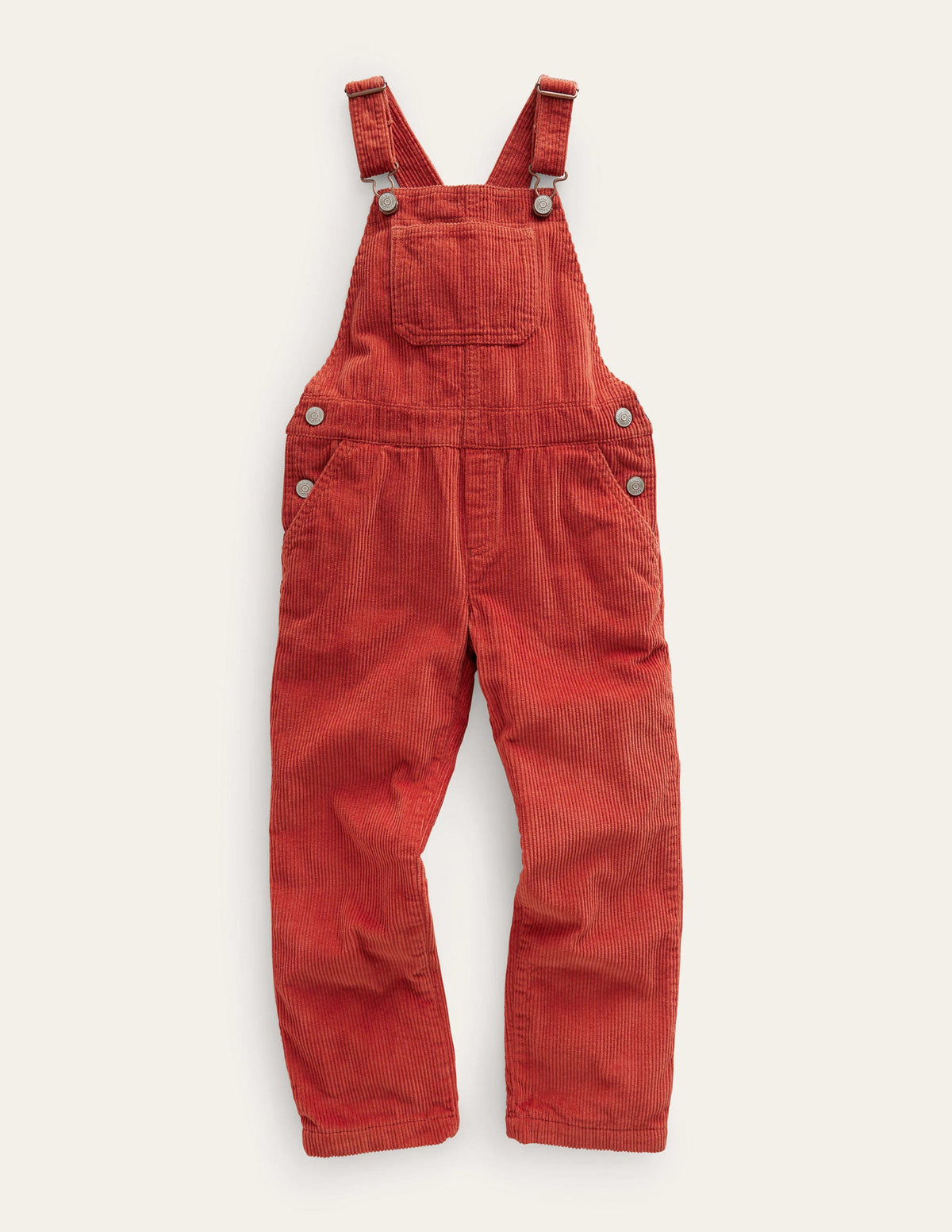 Cord Utility Dungarees-Roasted Chestnut - Image 1