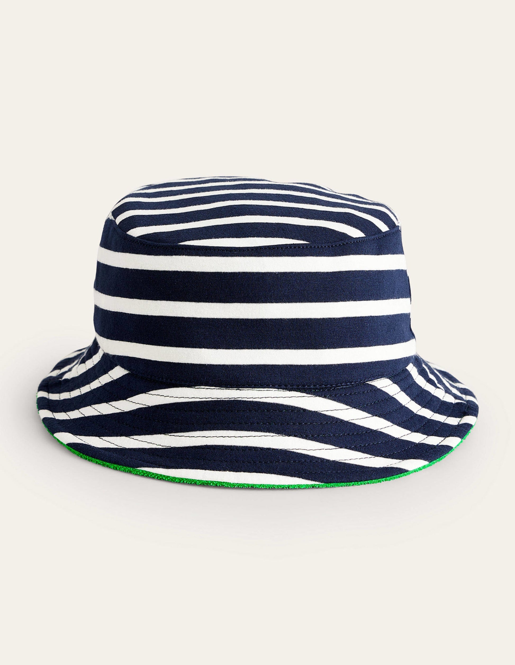 Towelling Hat-Navy Stripe-3