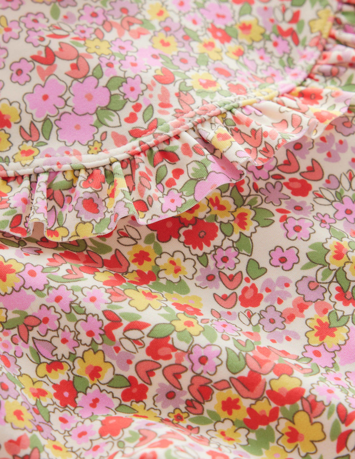 Frilly Surf Suit-Multi Spring Time Floral - Image 3
