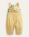 Sunshine Woven Dungarees-Ivory/Daffodil Sun