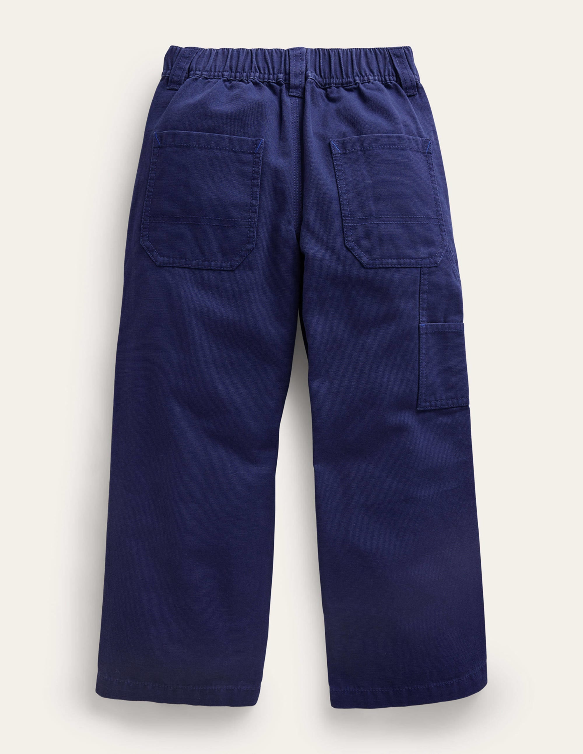 Canvas Trousers-College Navy - Image 2