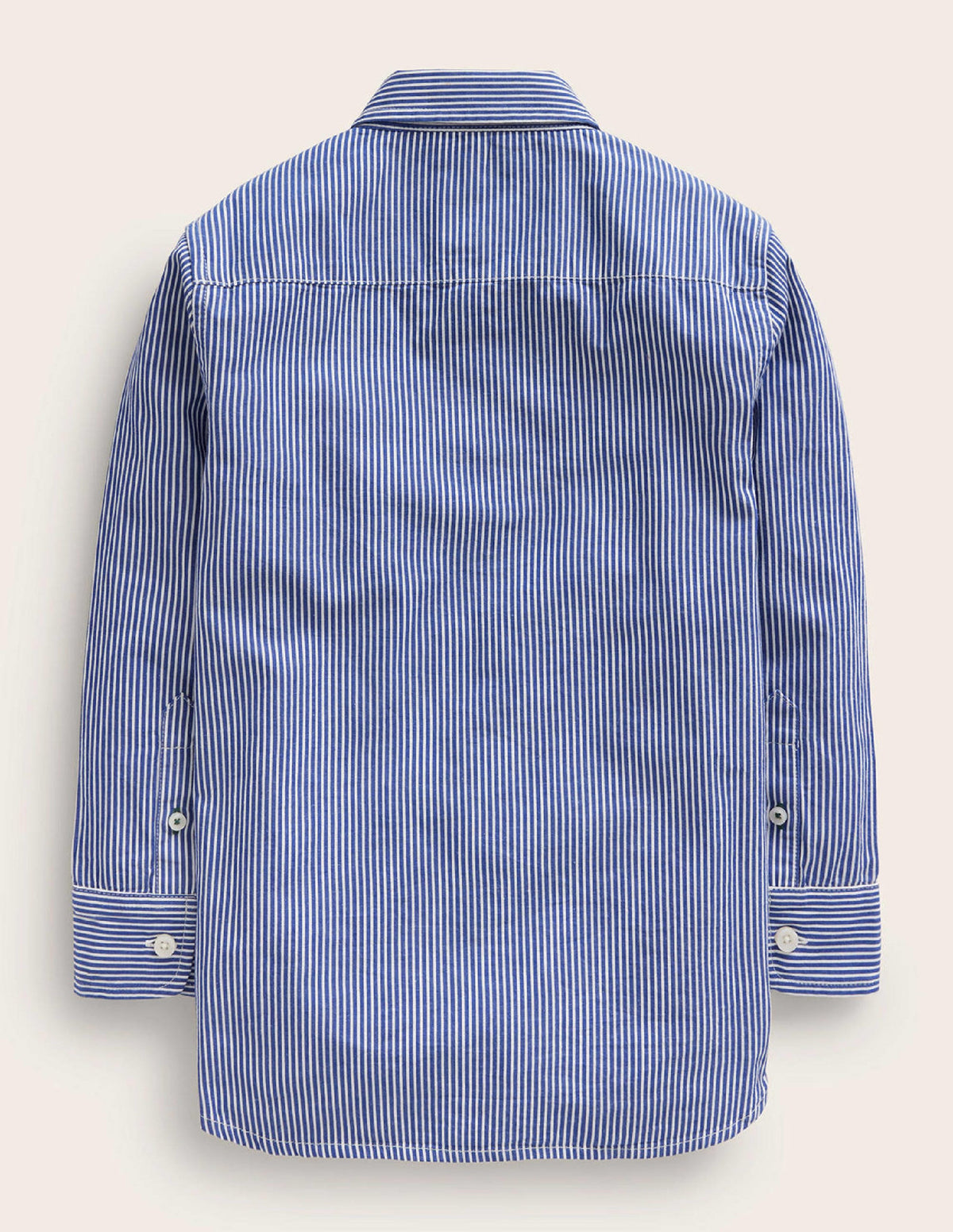 Cotton Shirt-Mazarine Blue/Ivory - Image 2