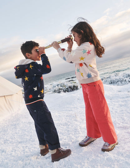 Pull-On Cargo Trouser-French Navy-4