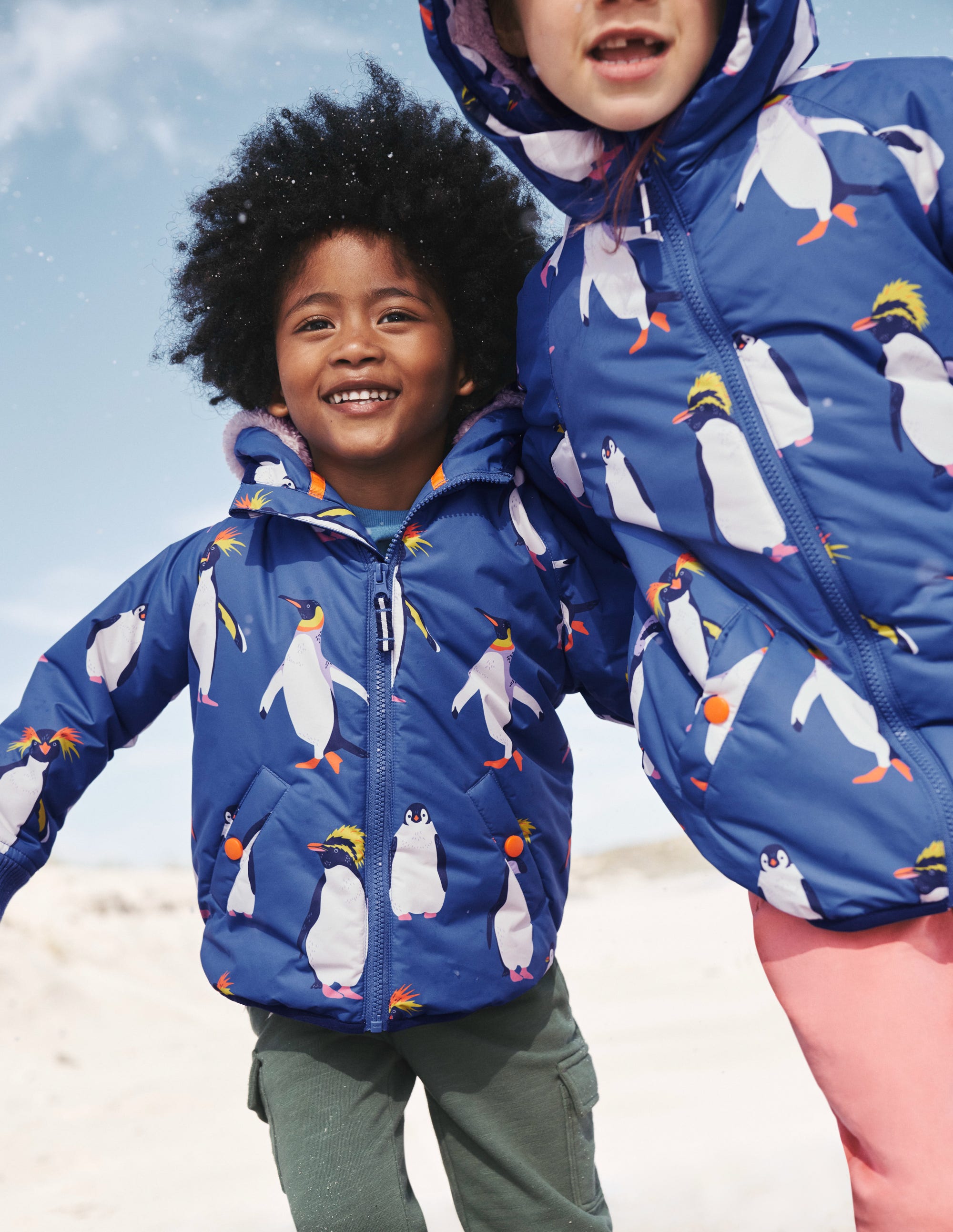 Sherpa Lined Anorak-Penguin Print - Image 5