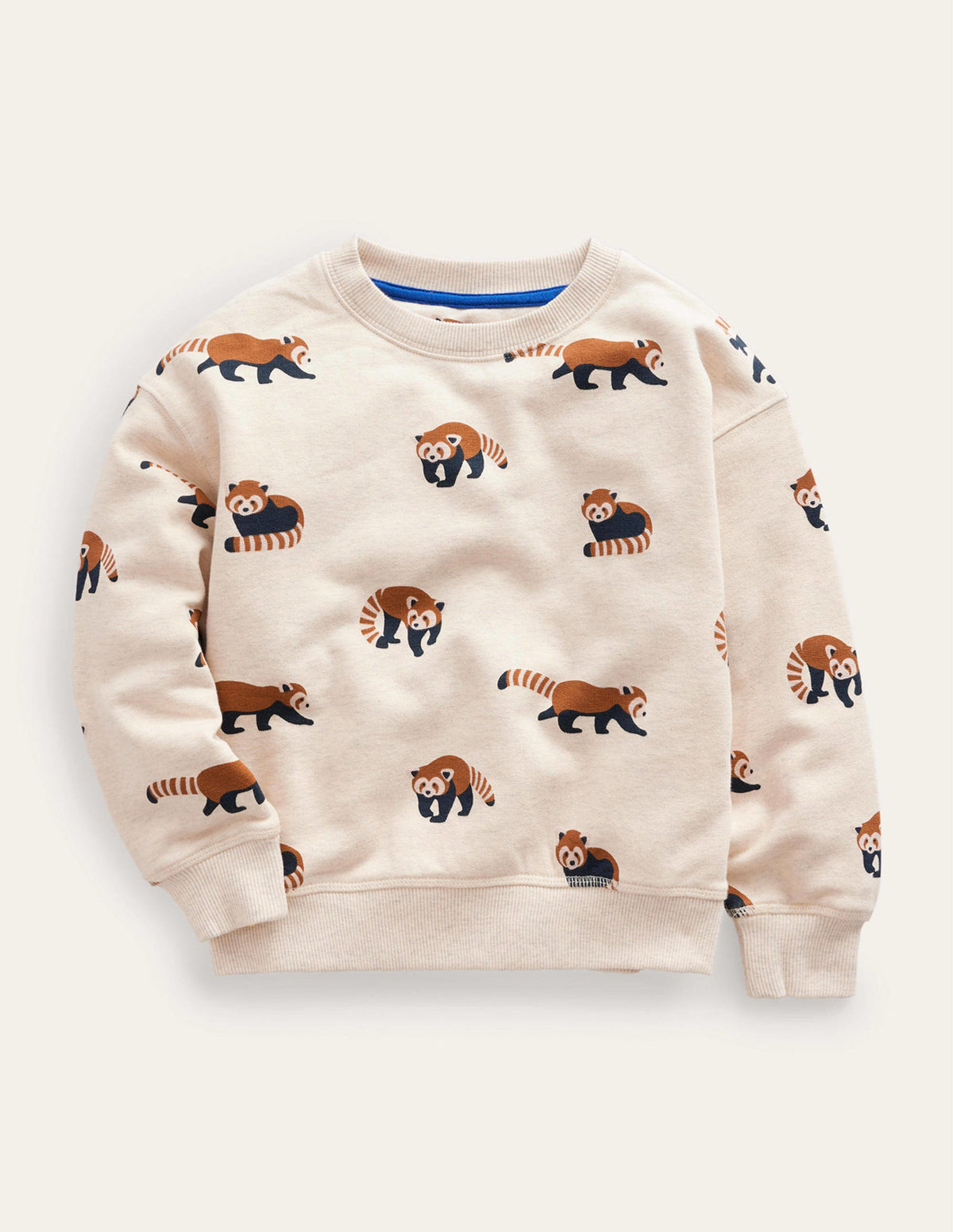 Printed Sweatshirt-Red Panda Print - Image 1