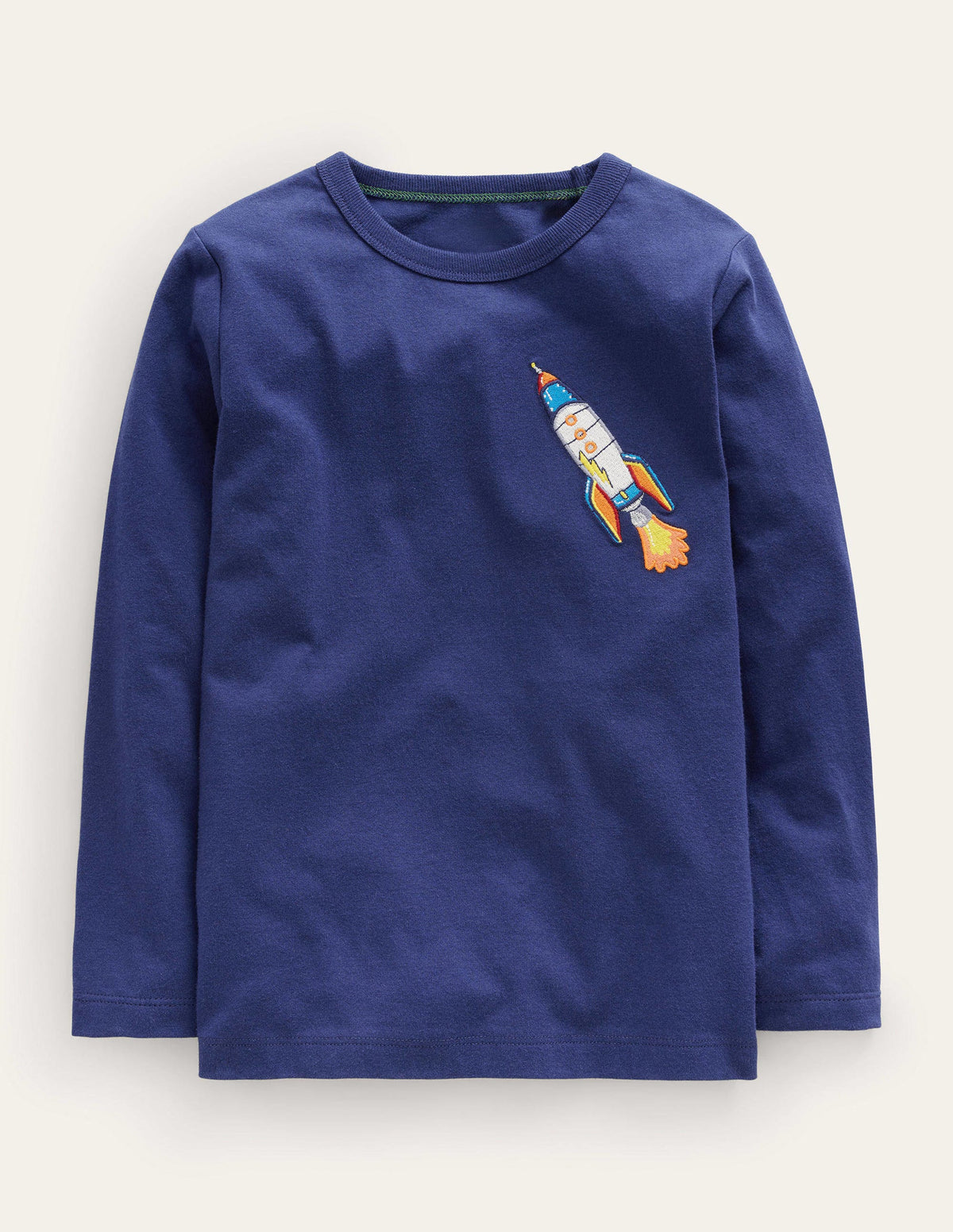 Rocket Logo T-shirt-College Navy-1