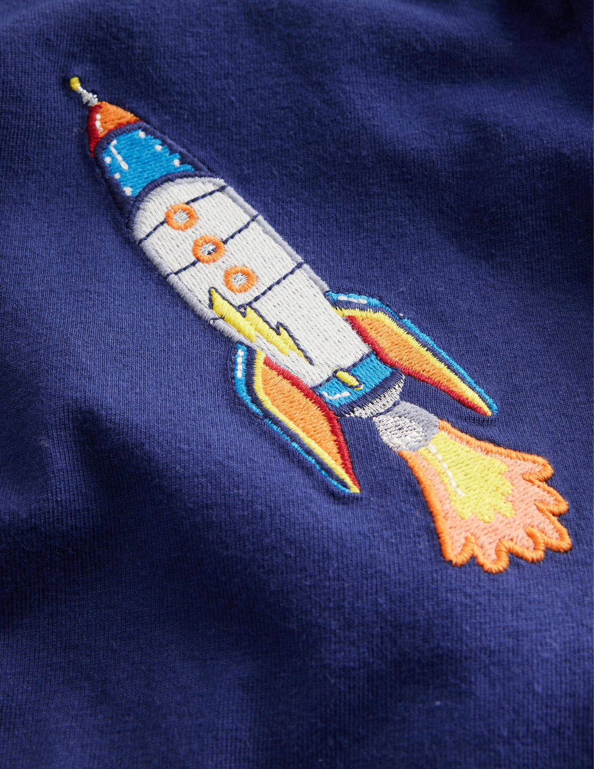 Rocket Logo T-shirt-College Navy-3