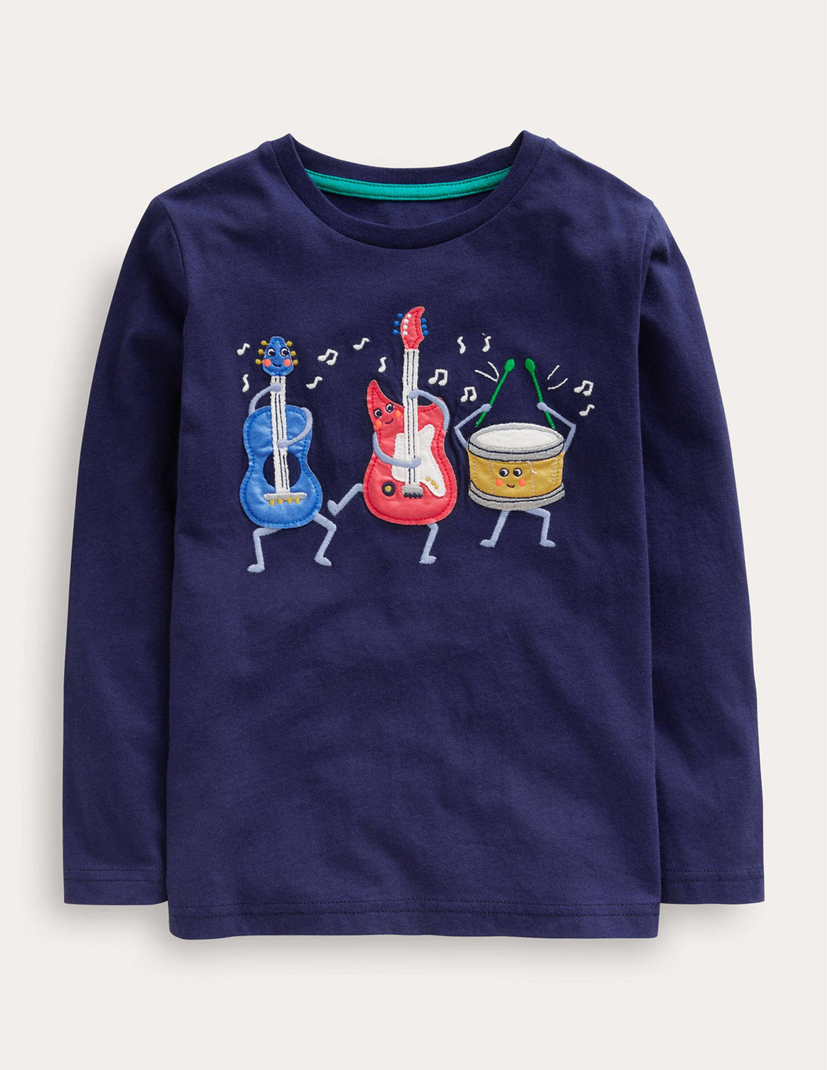 Musical Instruments T-shirt-College Navy Music-1