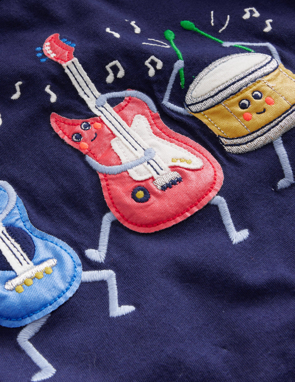 Musical Instruments T-shirt-College Navy Music-3