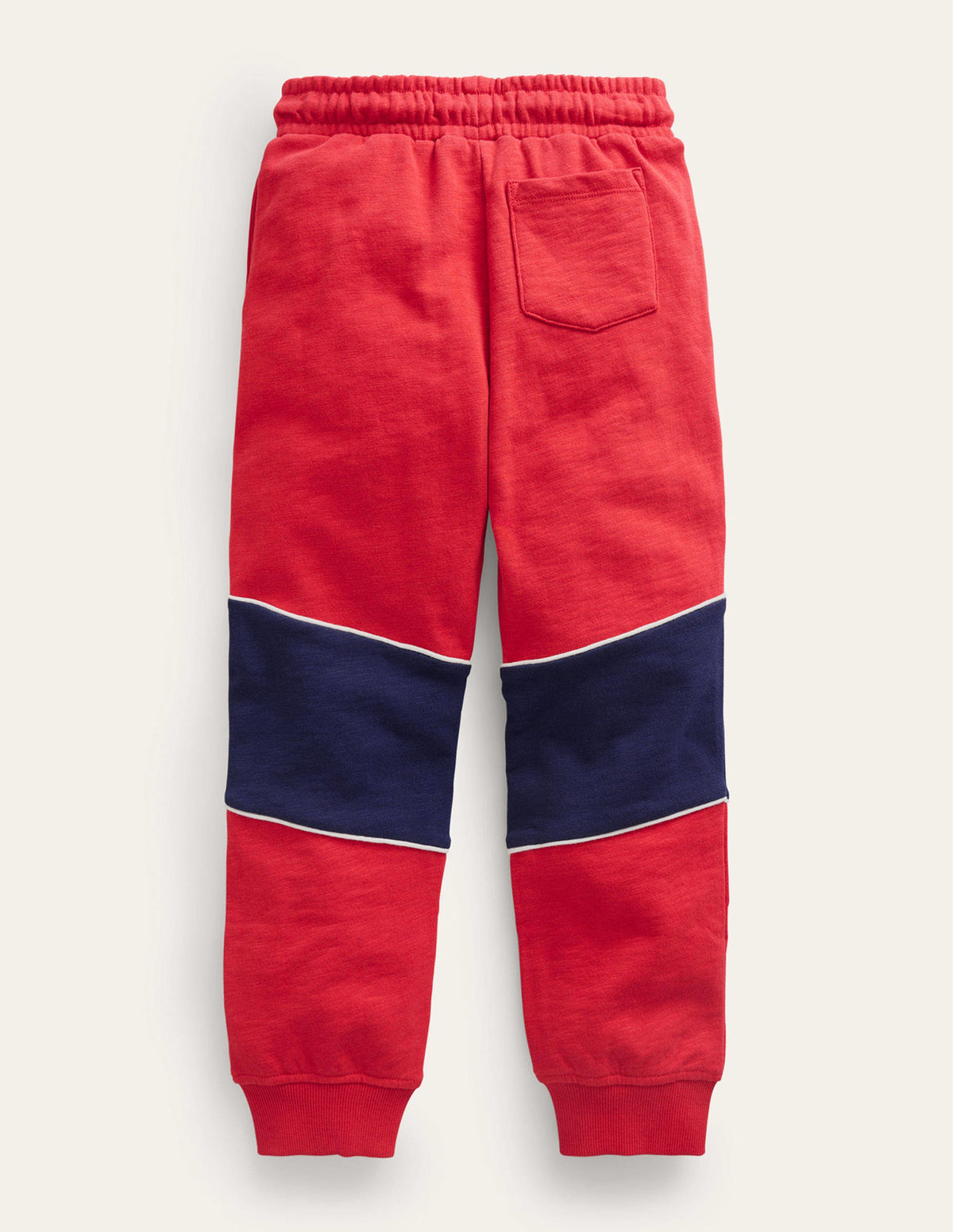 Slim Sporty Joggers-Rockabilly Red-2