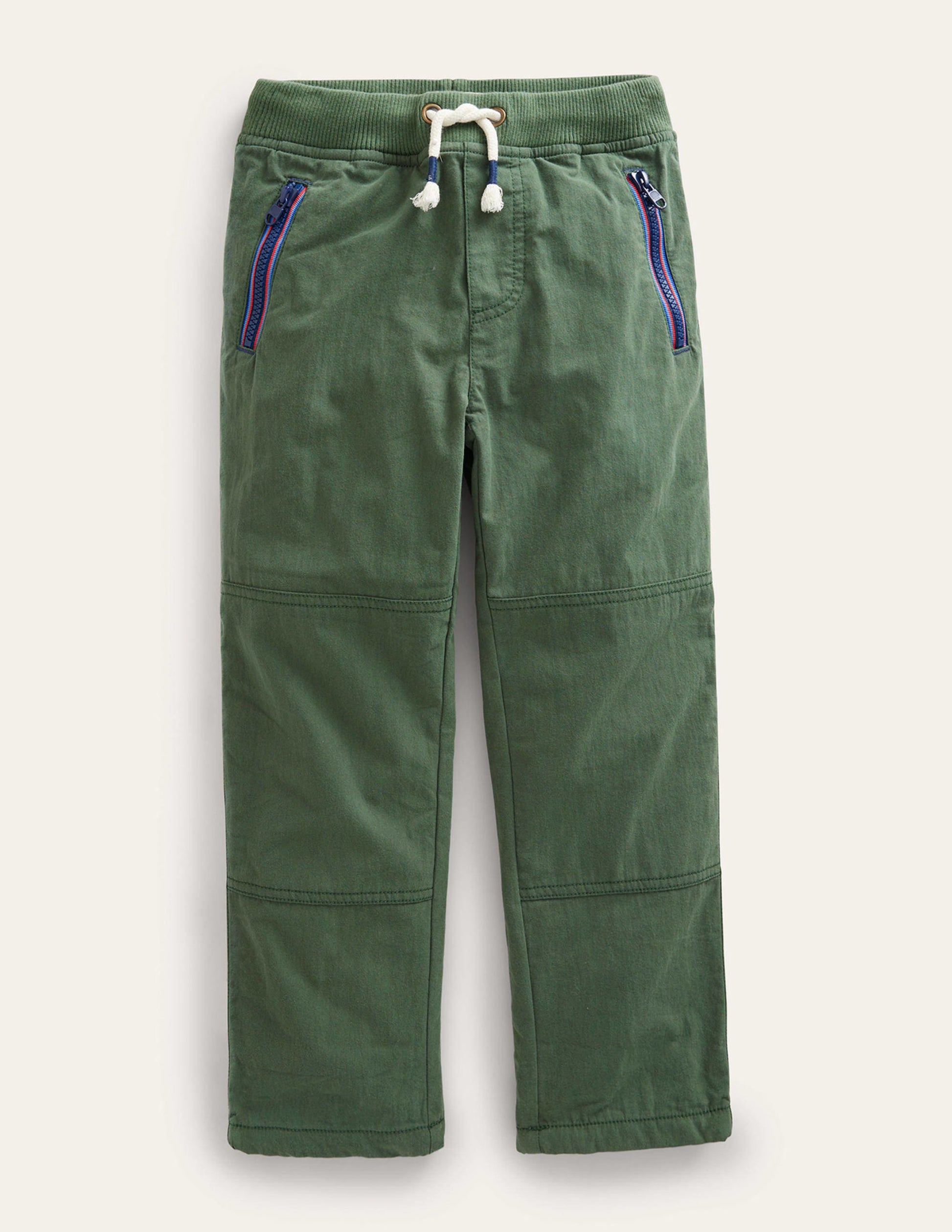 Cosy Lined Trousers-Monster Green-1