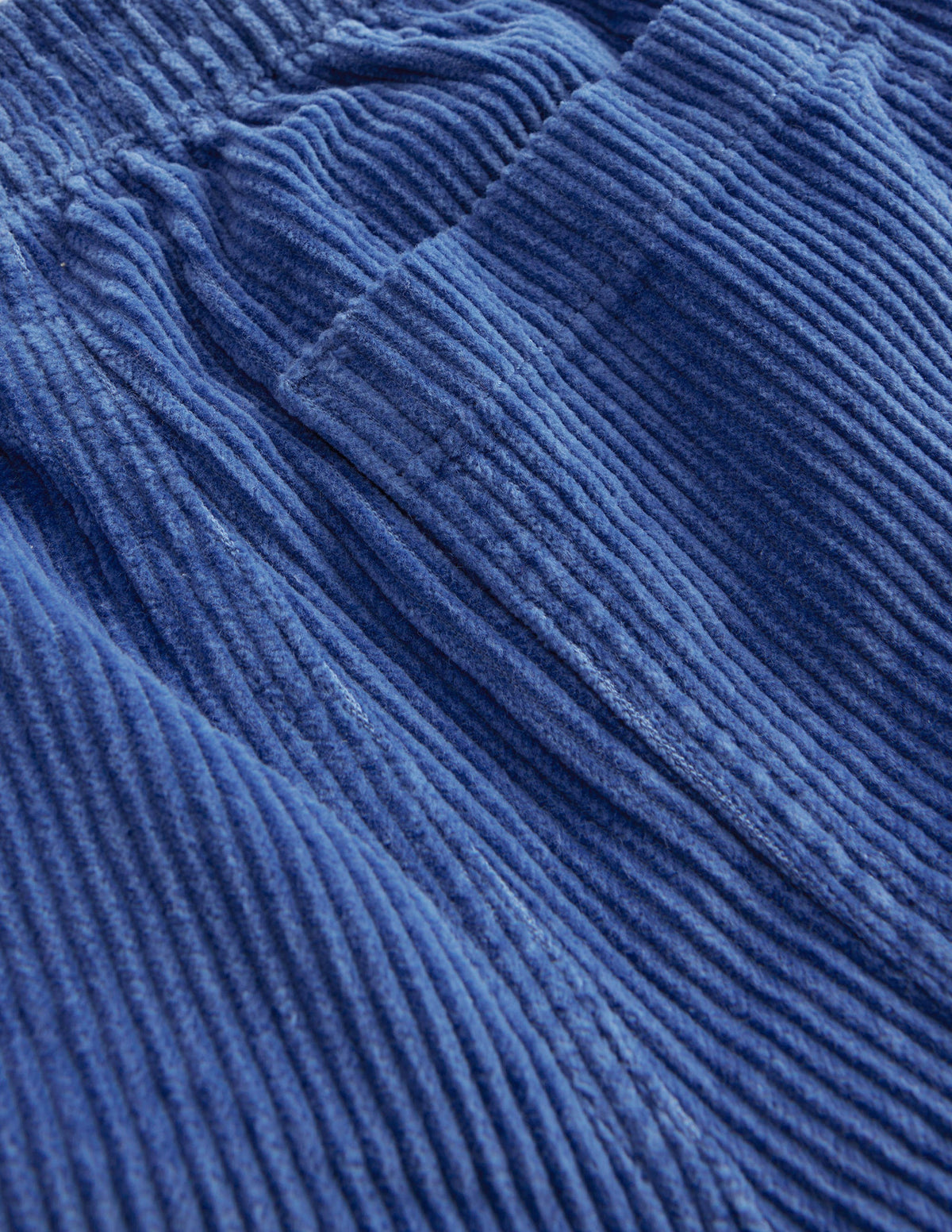 Chunky Pull-on Cord Trousers-Delft Blue - Image 3