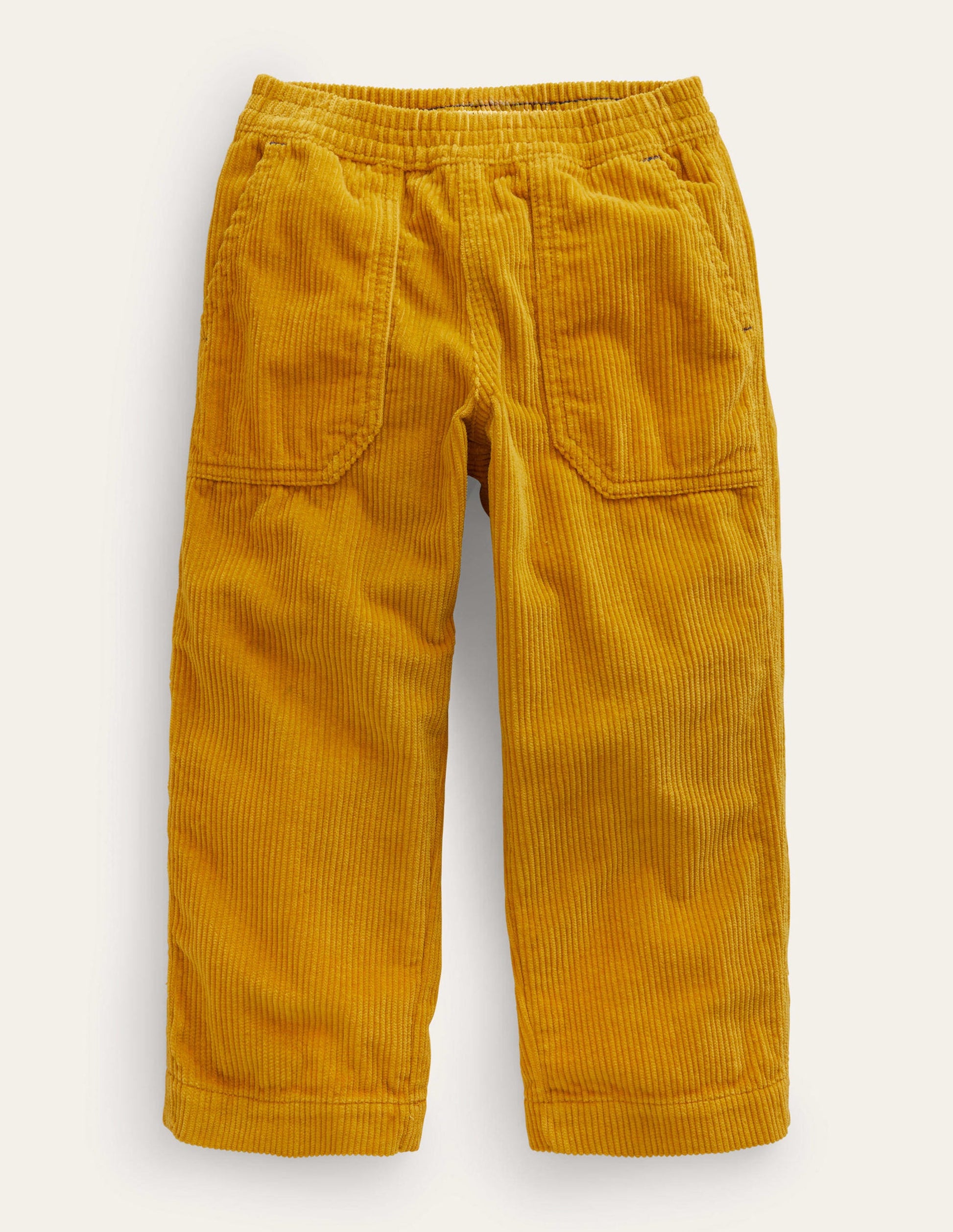 Chunky Pull-on Cord Trousers-Brioche-1