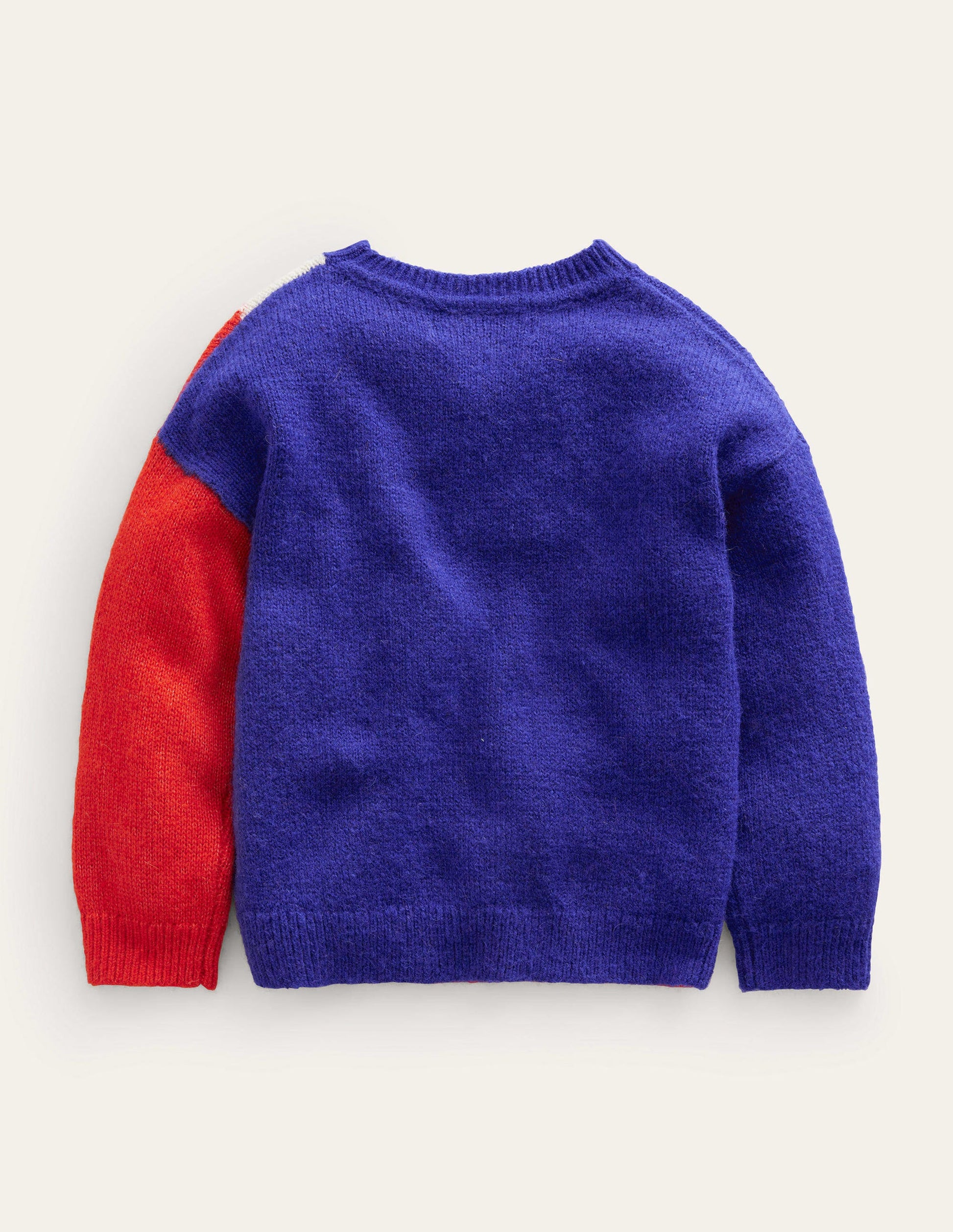 Lightning Bolt Jumper-Bluing/Dahlia Red-2
