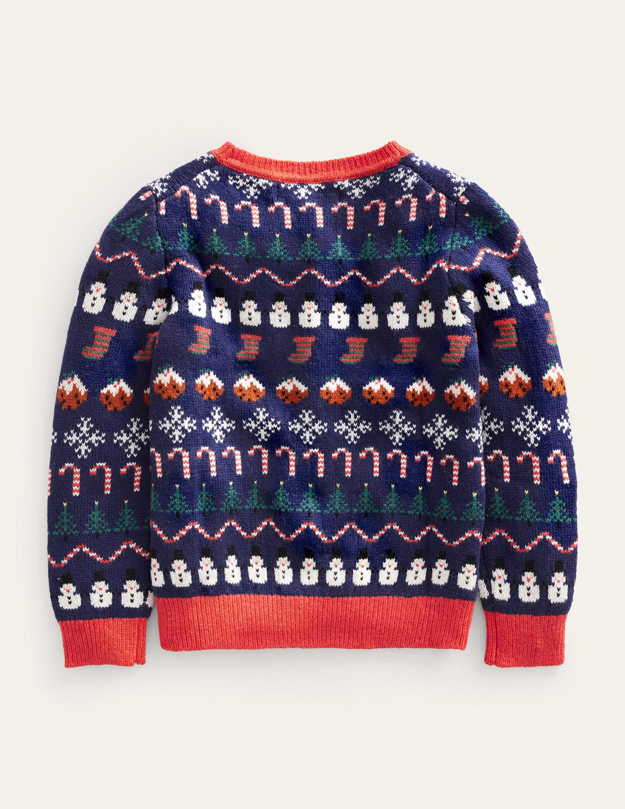 All Over Christmas Fair Isle-College Navy - Image 2