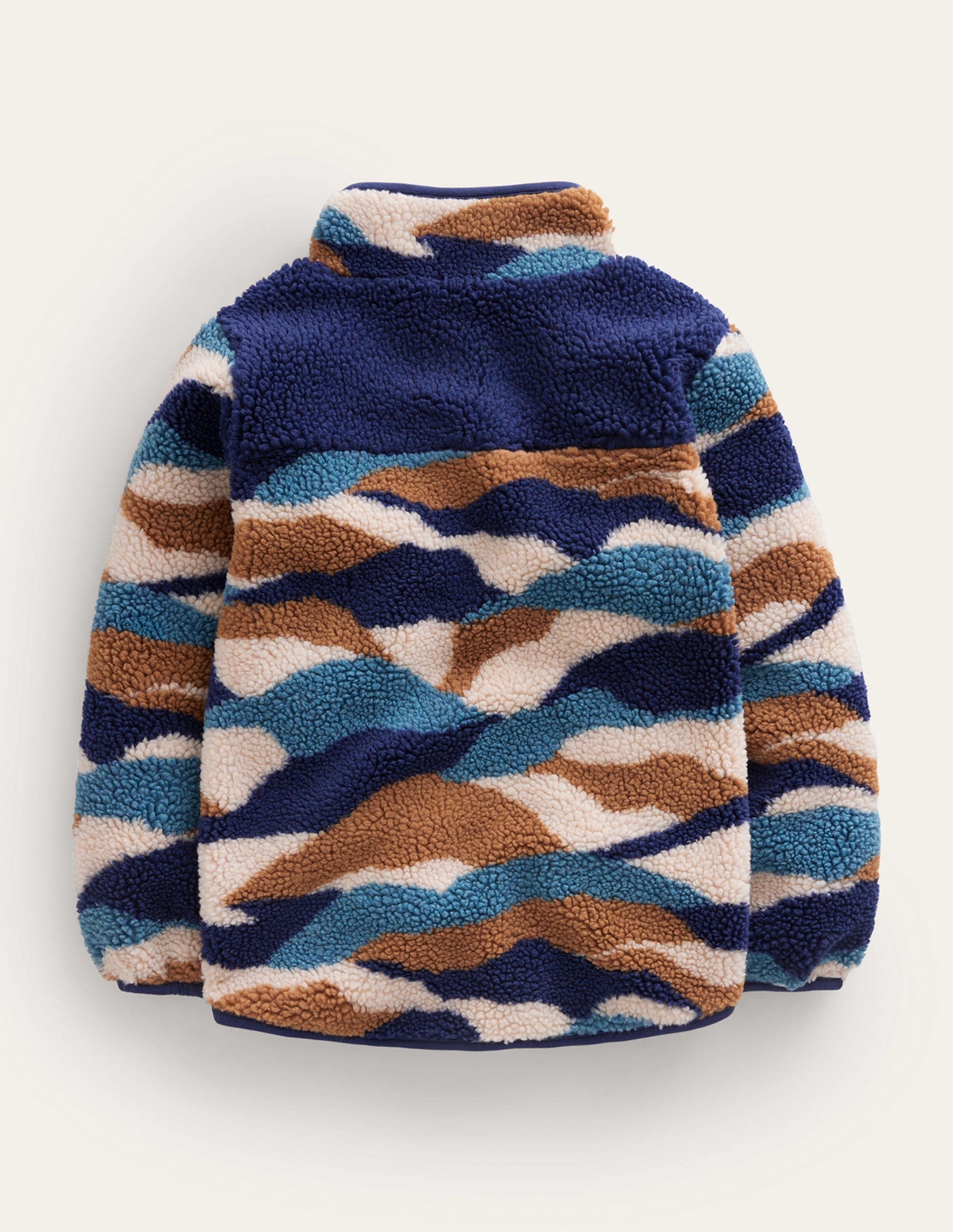 Zip Through Printed Fleece-Sandpiper Mountains-2