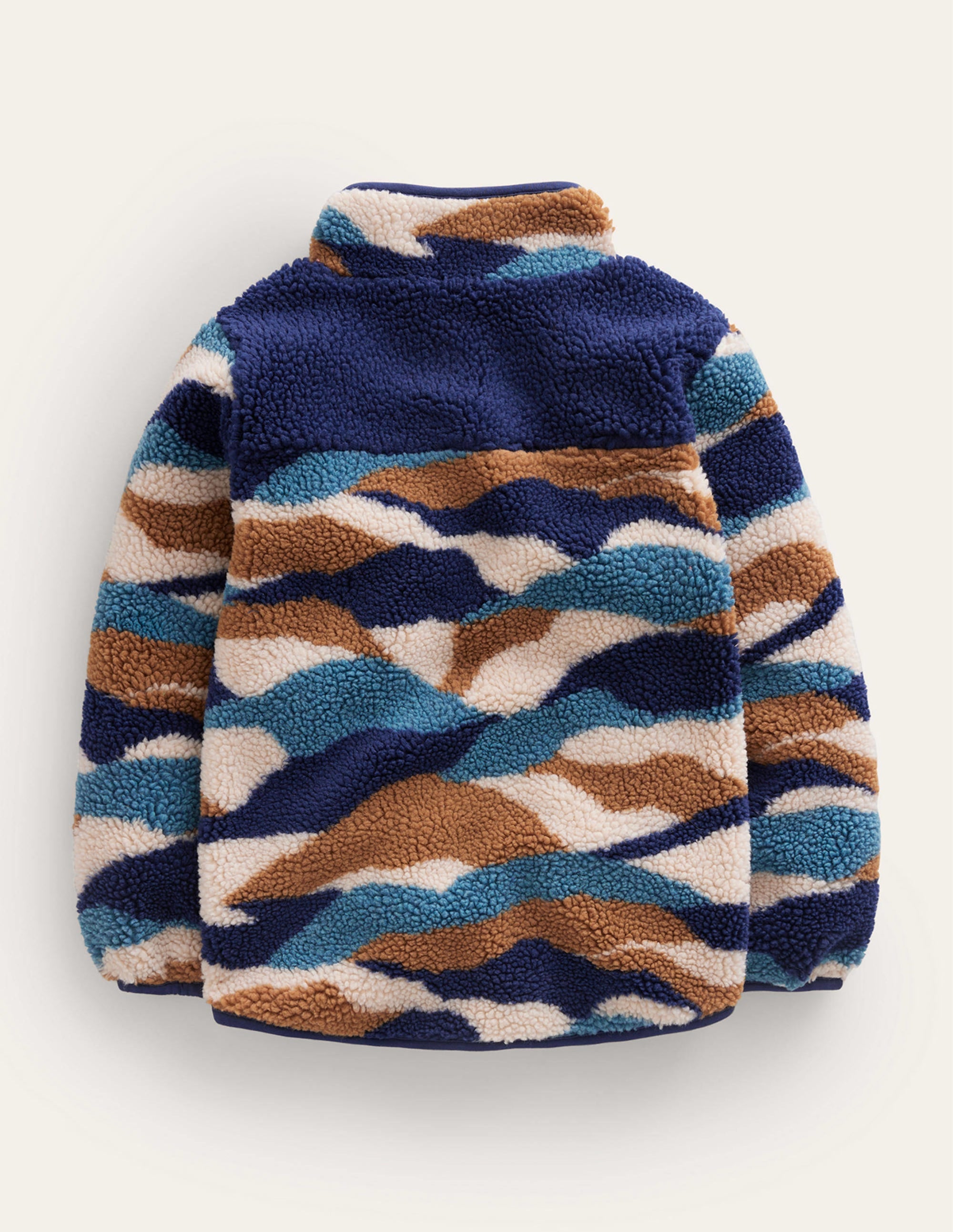 Zip Through Printed Fleece-Sandpiper Mountains - Image 2