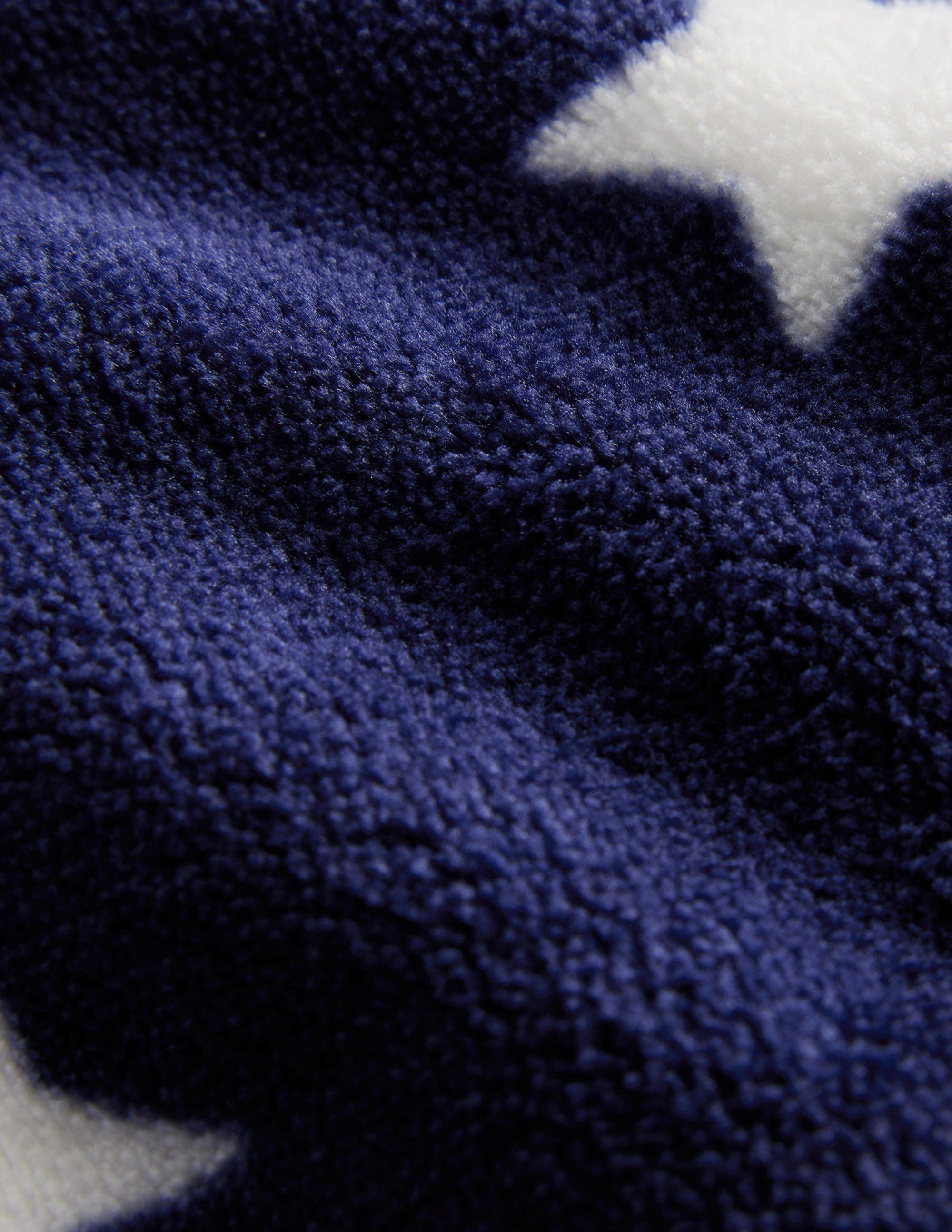 Cosy Fleece All-In-One-College Navy Star - Image 3