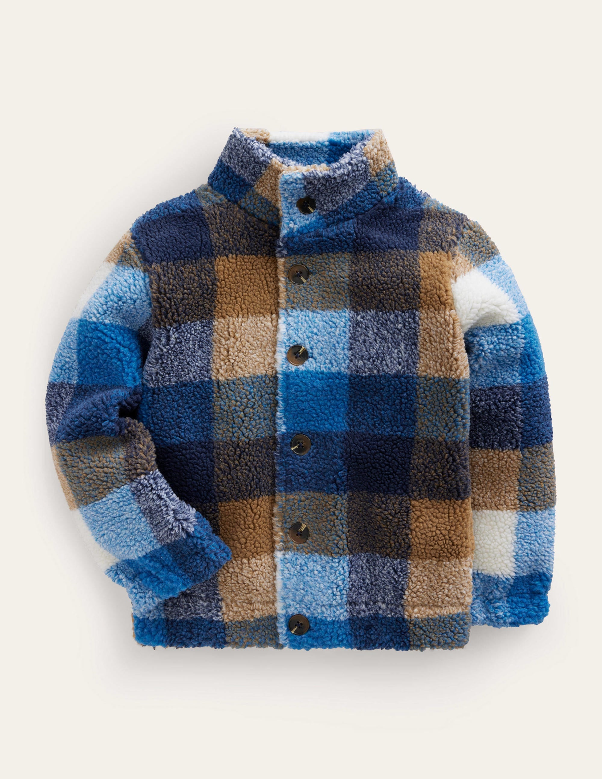 Ultimate Cosy Borg Jacket-Multi Check - Image 1