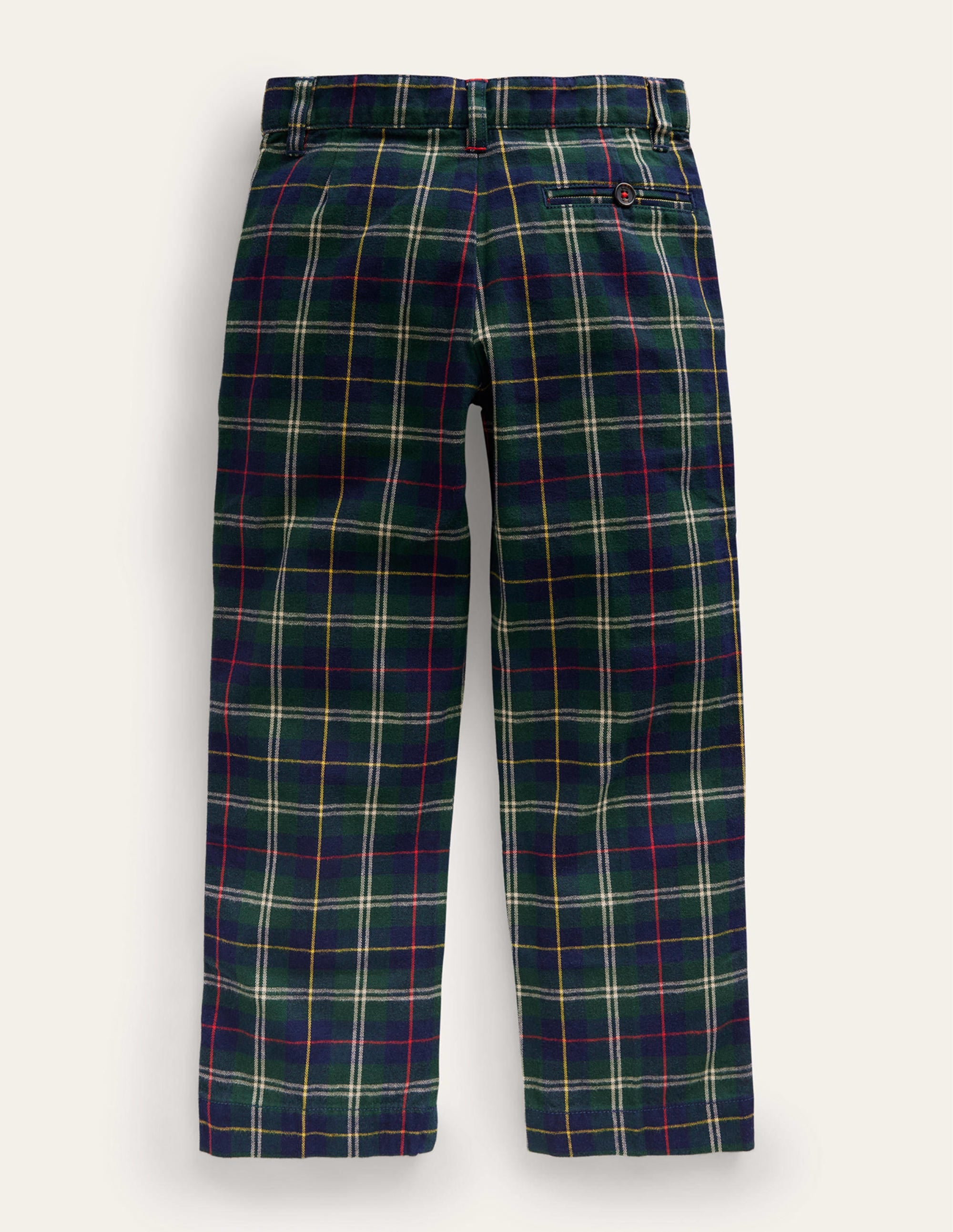 Smart Trousers-Blue / Green Check - Image 2