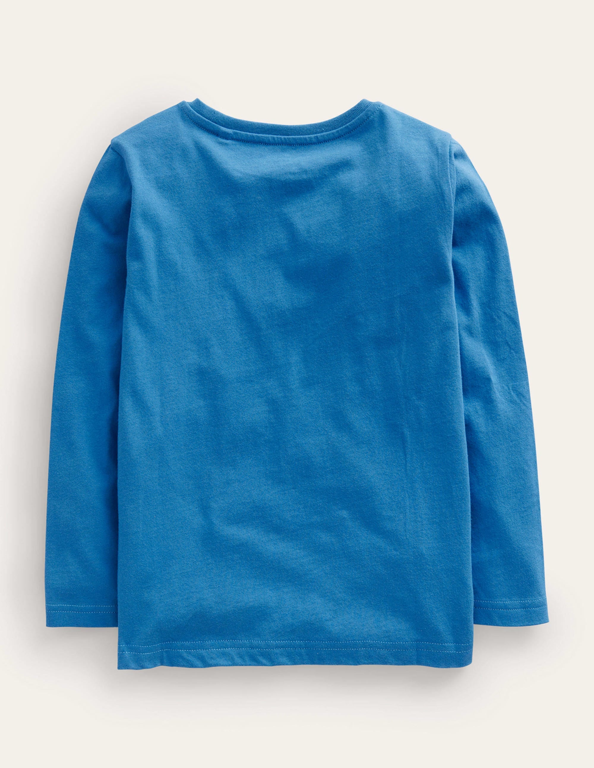 Speed Train Printed T-shirt-Egyptian Blue Trains - Image 2