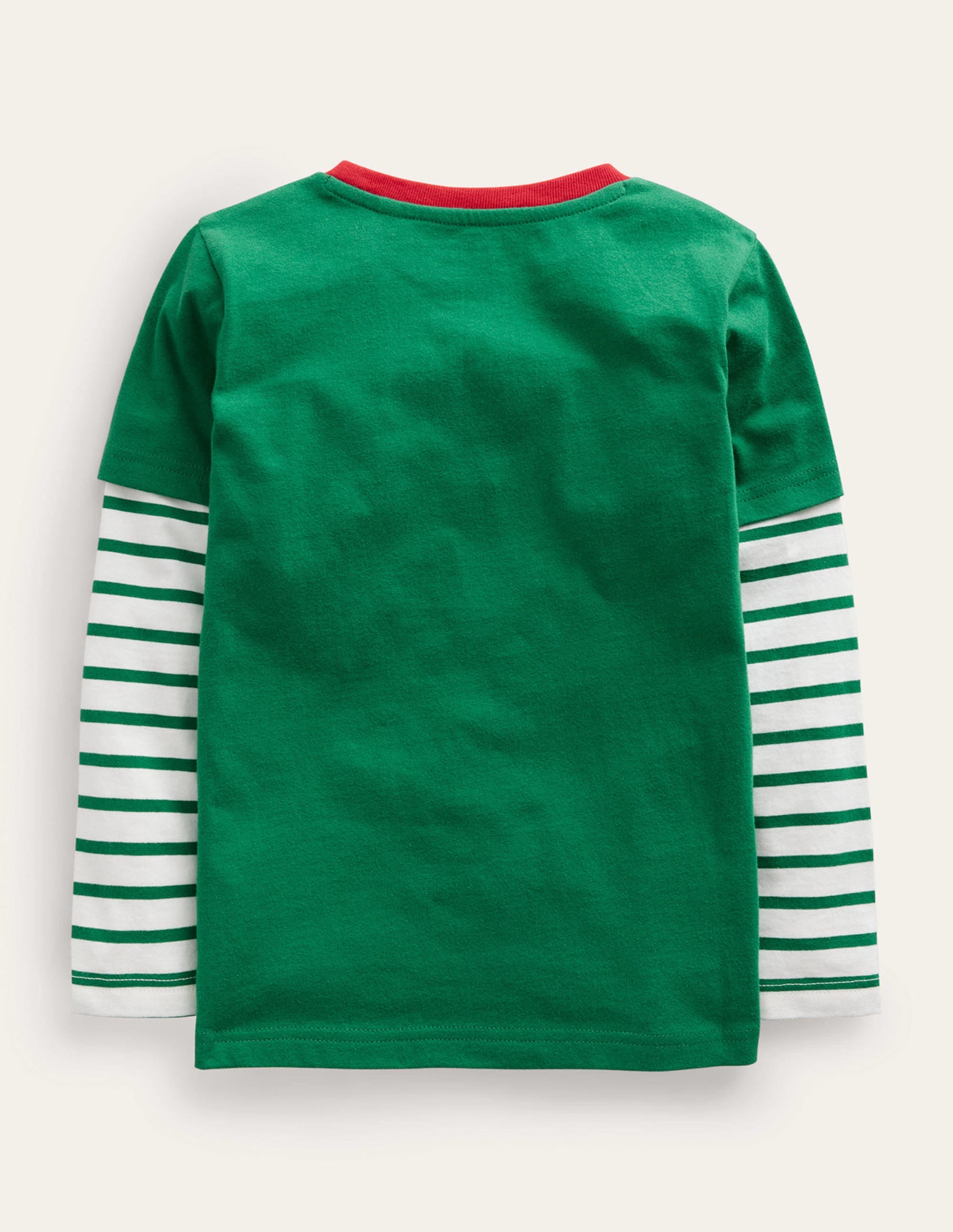 Elf Applique T-shirt-Forest Green - Image 2