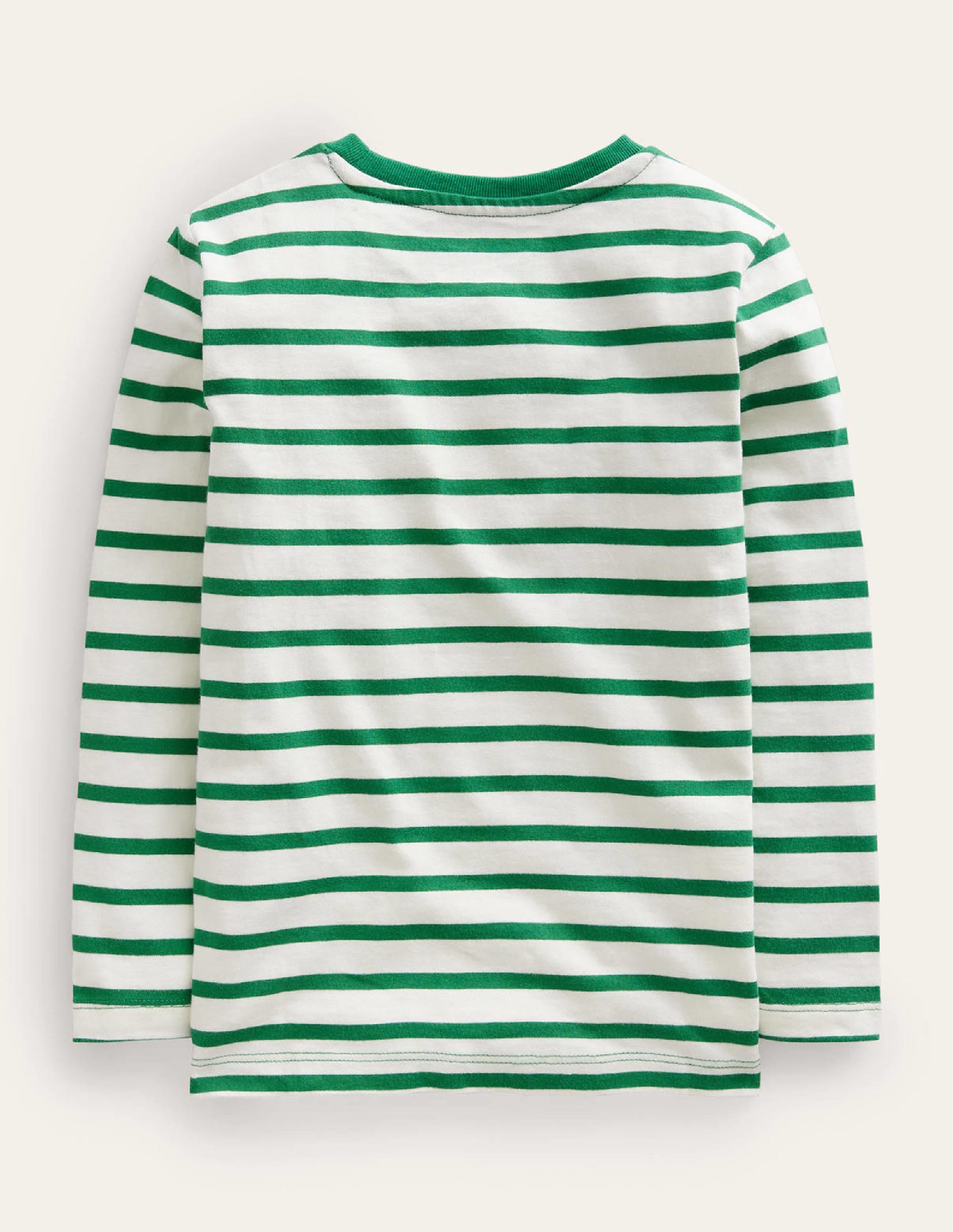 Festive Applique T-shirt-Deep Green/Ivory Dog - Image 2