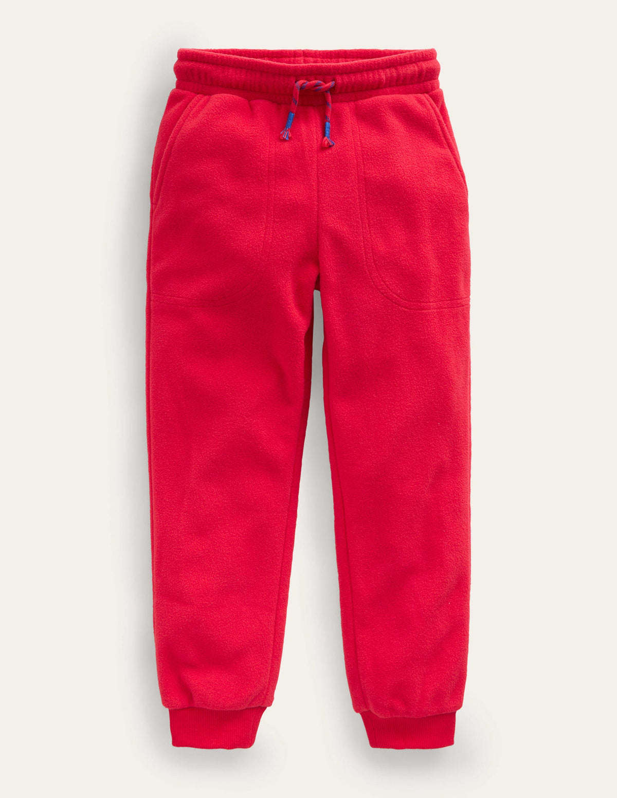 Fleece Joggers-Rockabilly Red-1