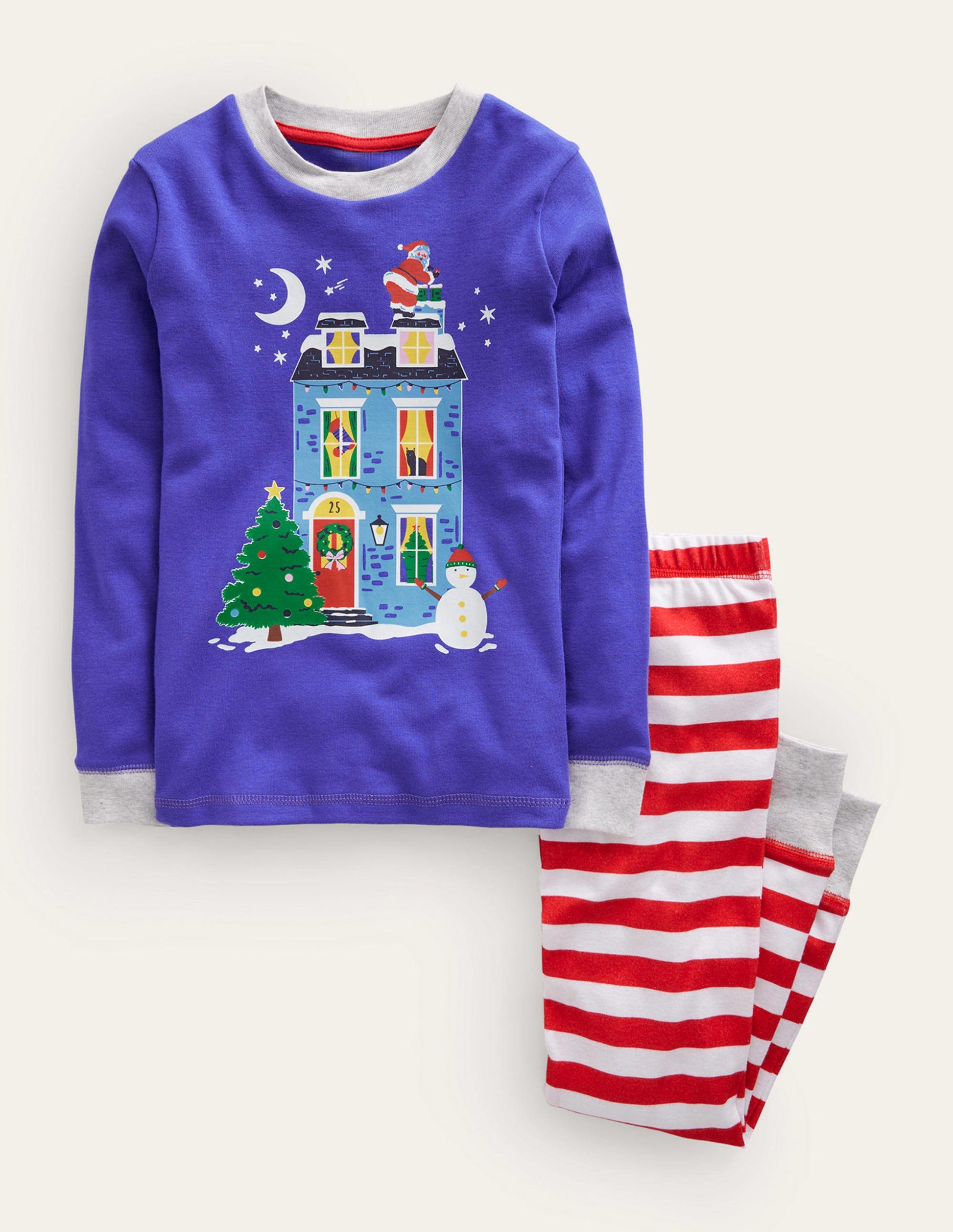 Logo Glow-in-the-dark Pyjamas-Blue House-1