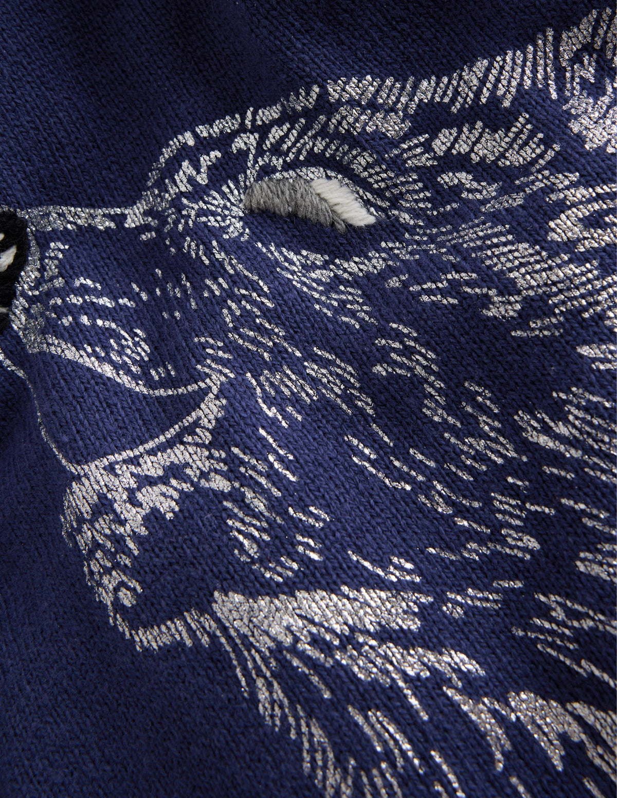 Fun Cosy Jumper-French Navy Wolf-3