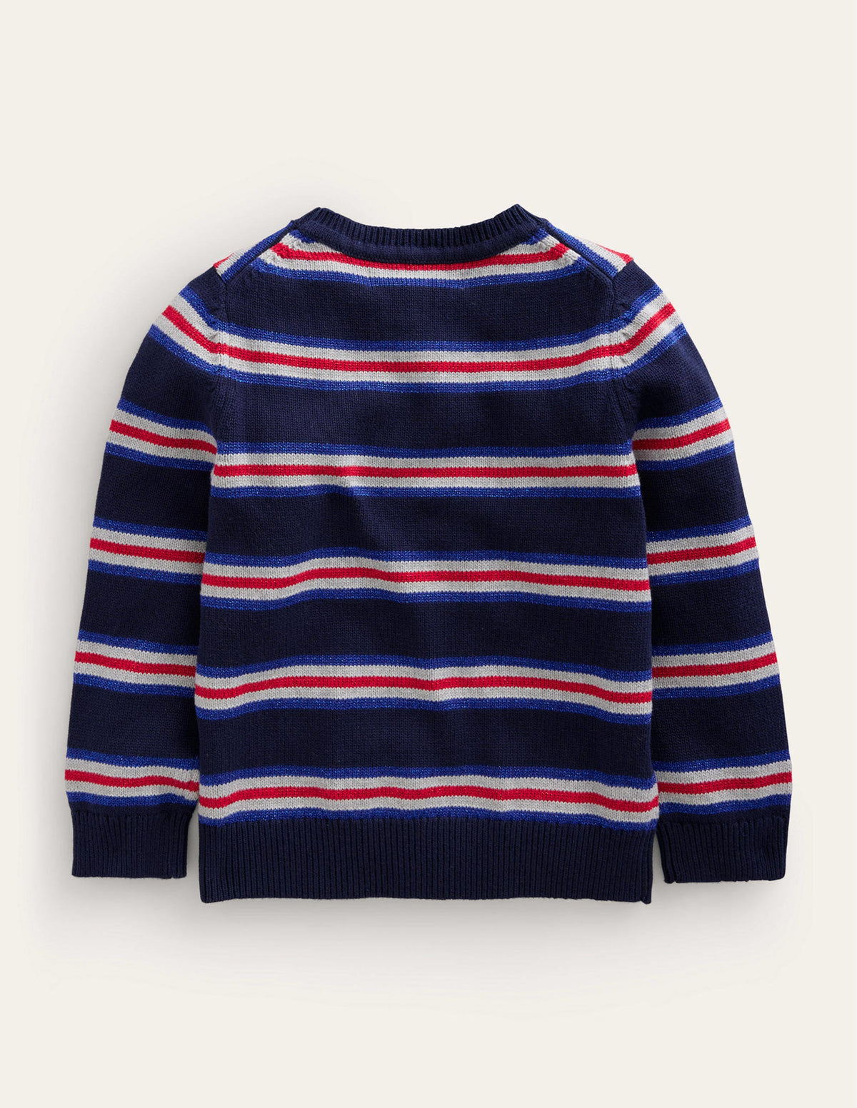 Sparkle Stripe Jumper-French Navy Stripe-2