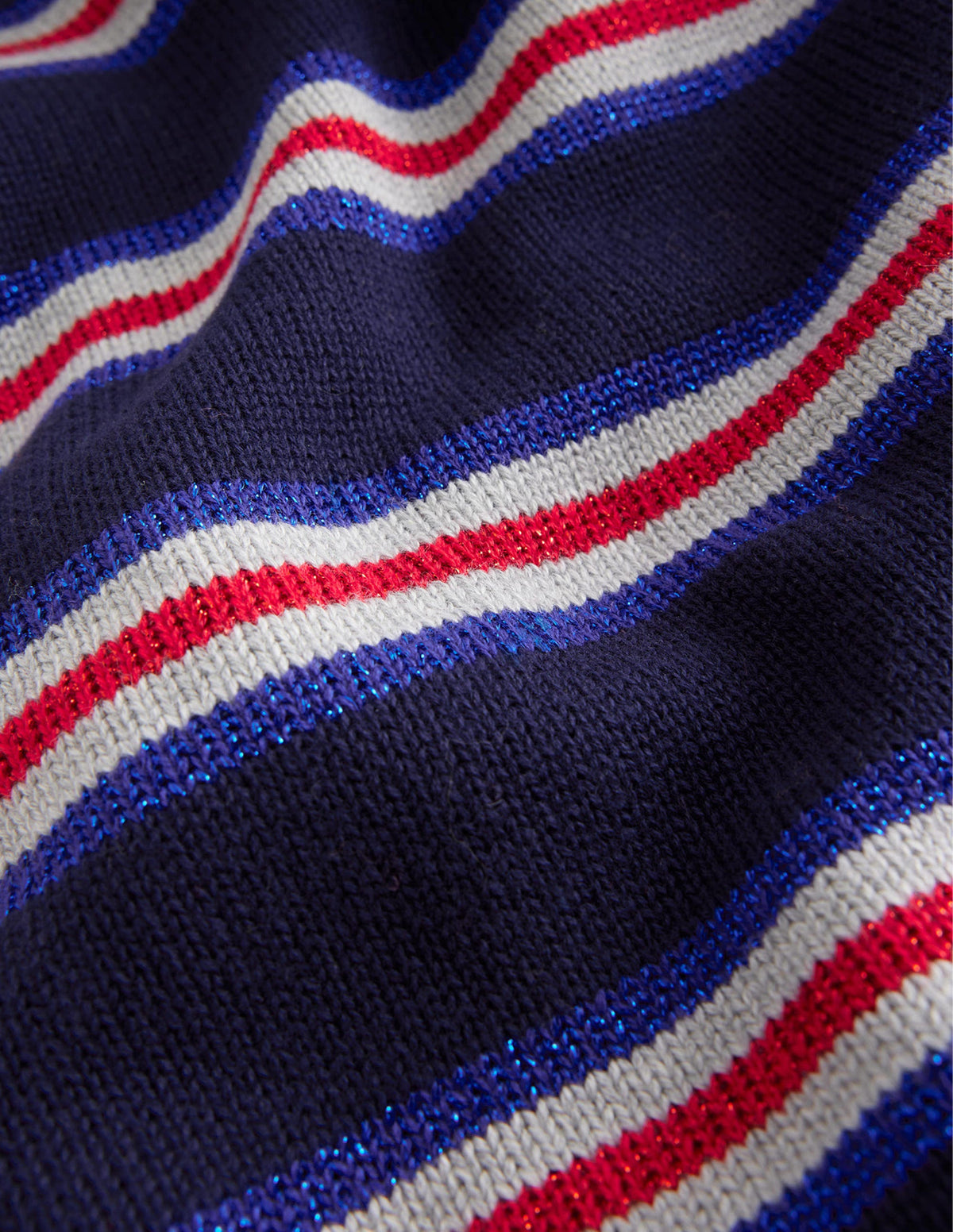 Sparkle Stripe Jumper-French Navy Stripe-3
