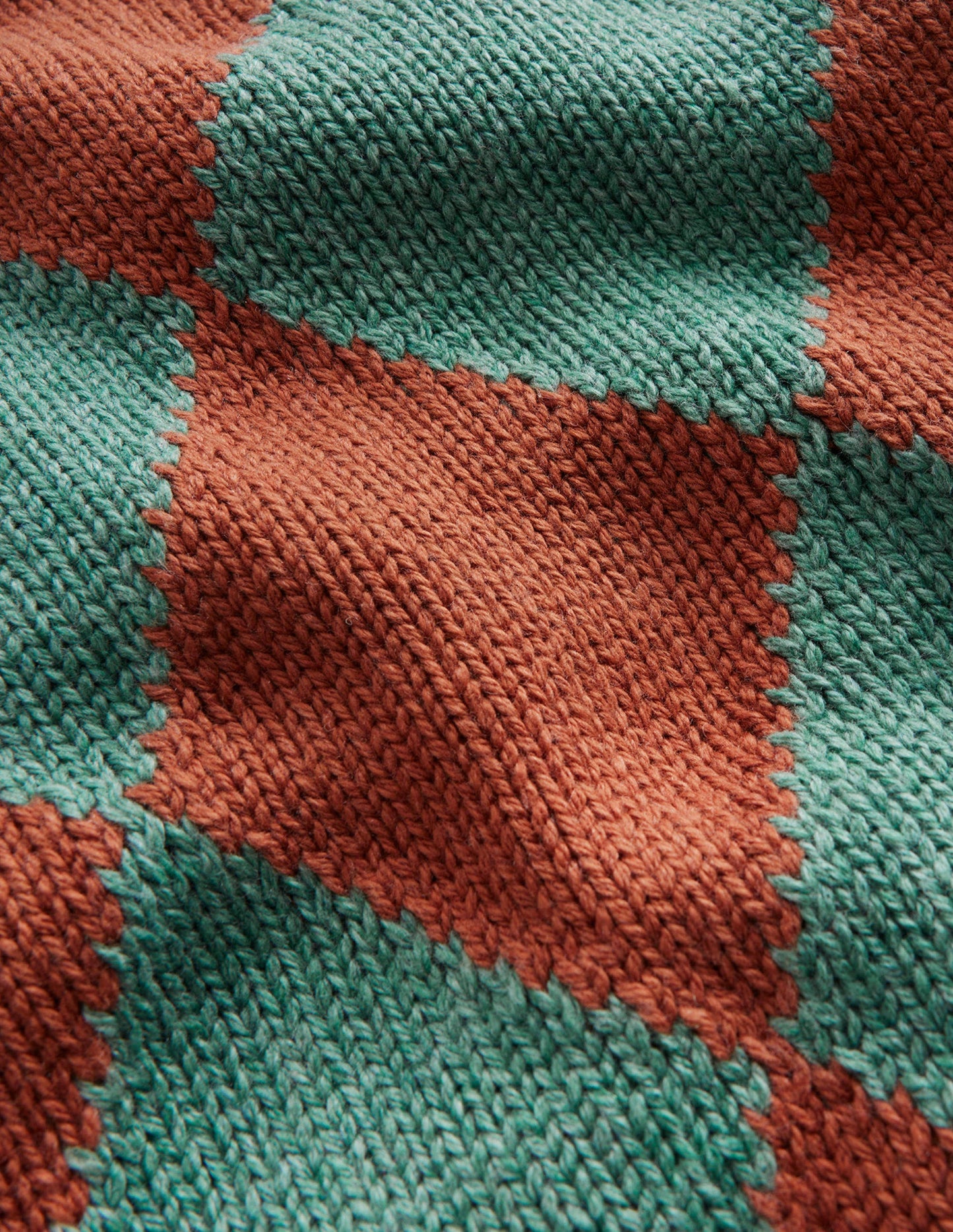Argyle Jumper-Green Smoke