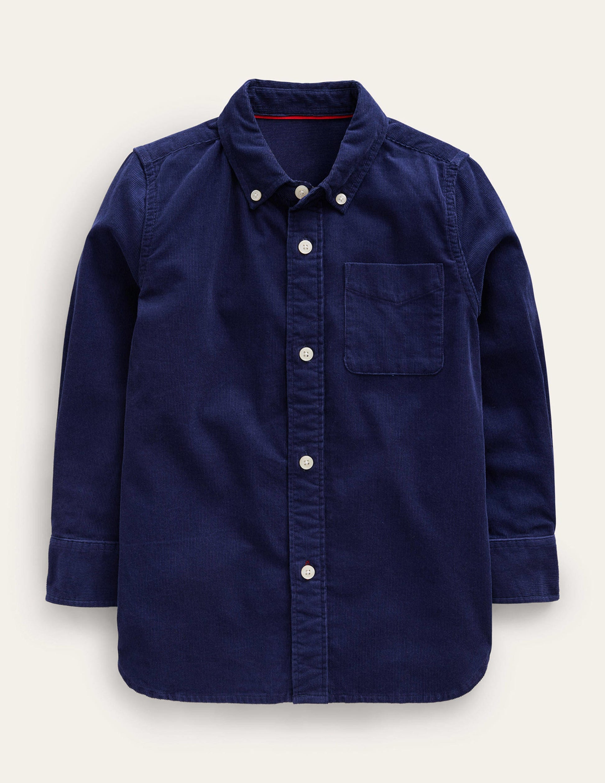 Cord Shirt-College Navy-1