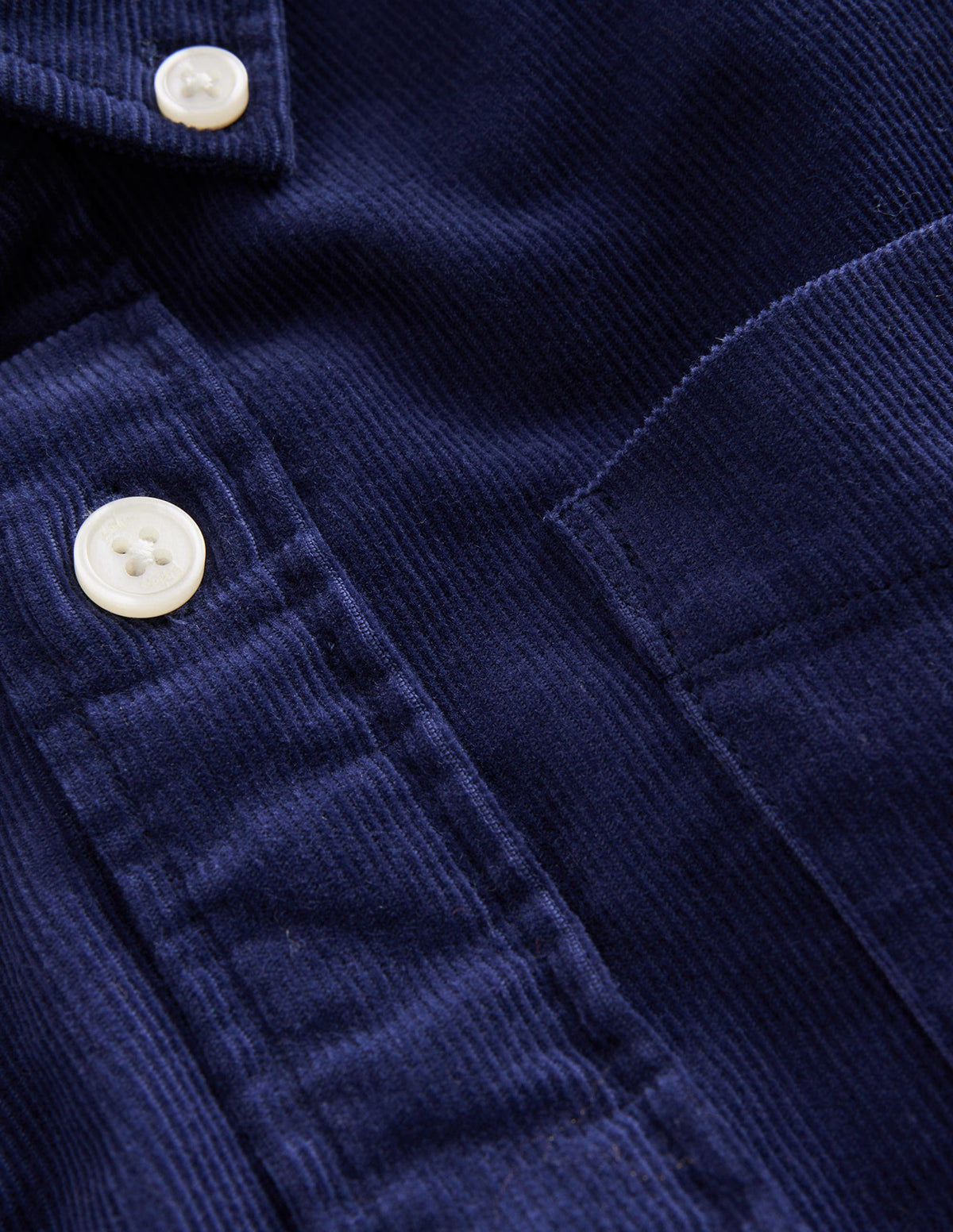 Cord Shirt-College Navy-3
