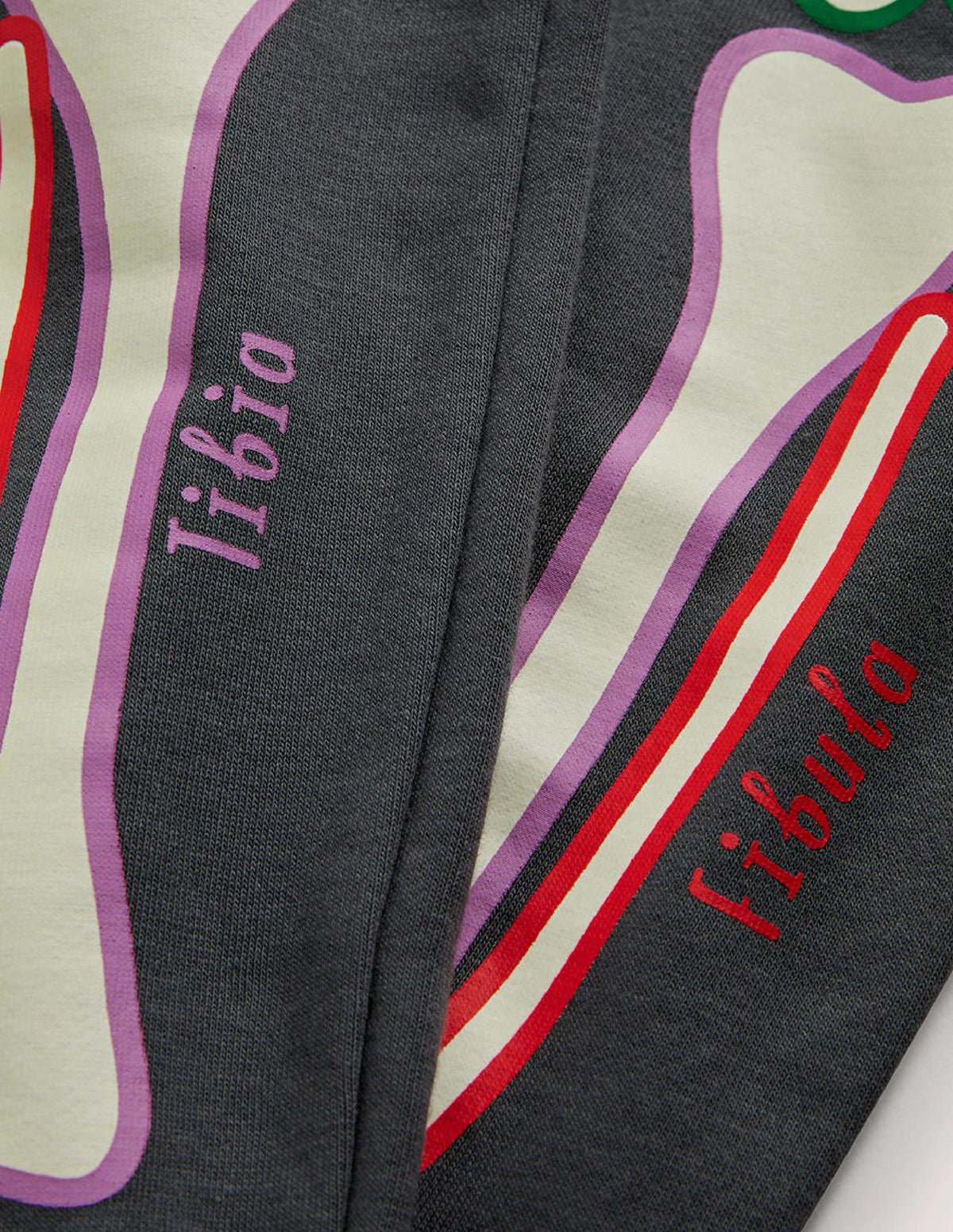 Halloween Skeleton Joggers-Smoke Grey Skelton - Image 3