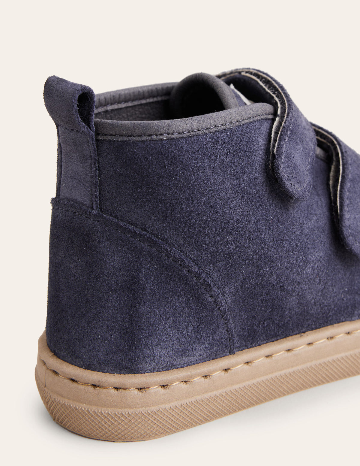 Suede Strap Boots-Navy - Image 3