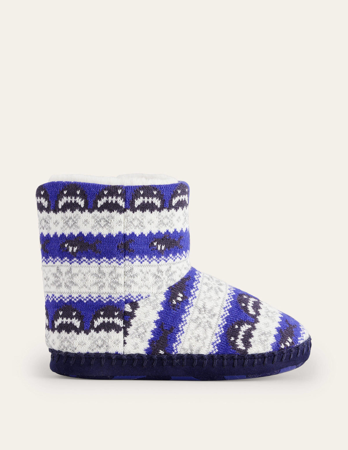 Slipper Boots-Blue Shark-1