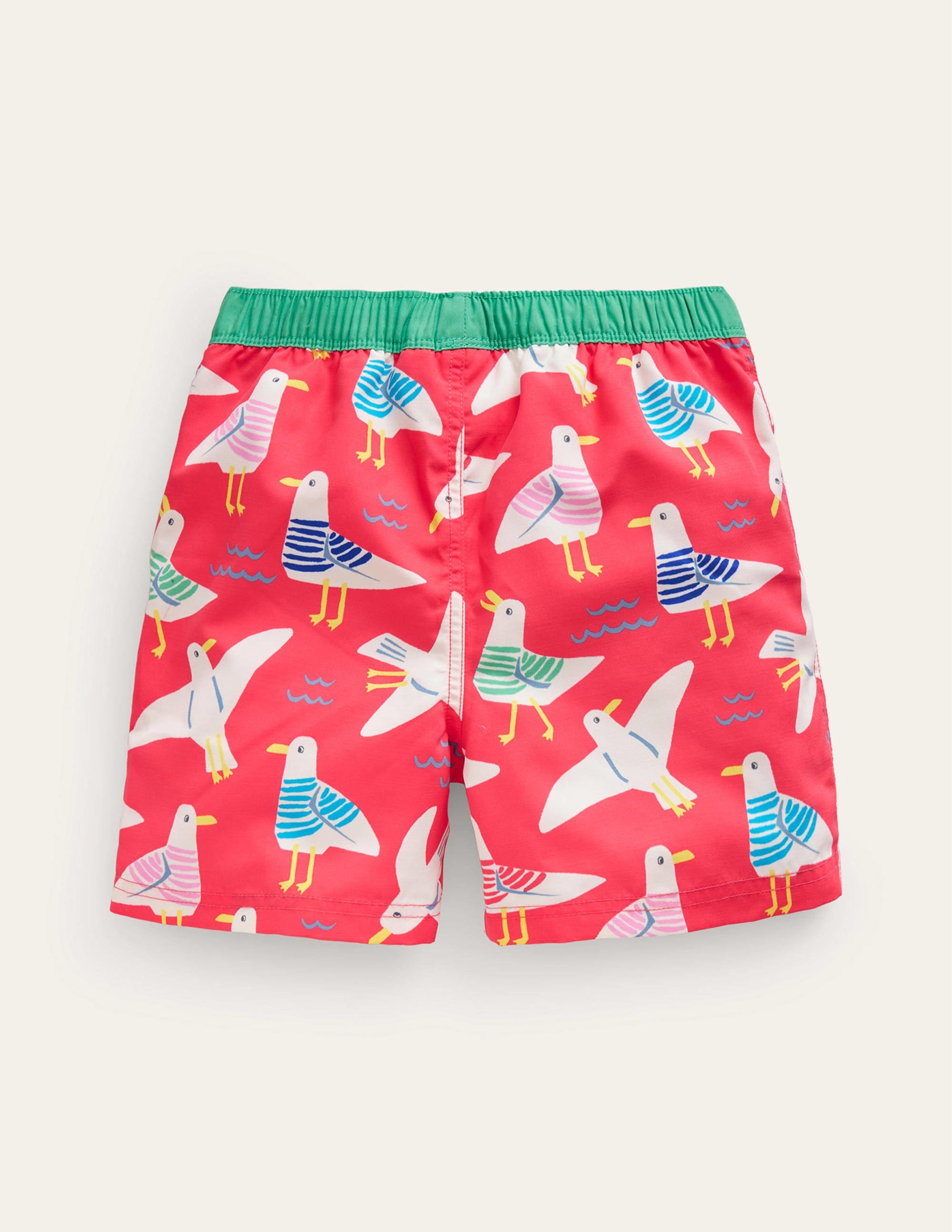 Swim Shorts-Cayenne/ Eggnog Seagulls - Image 2
