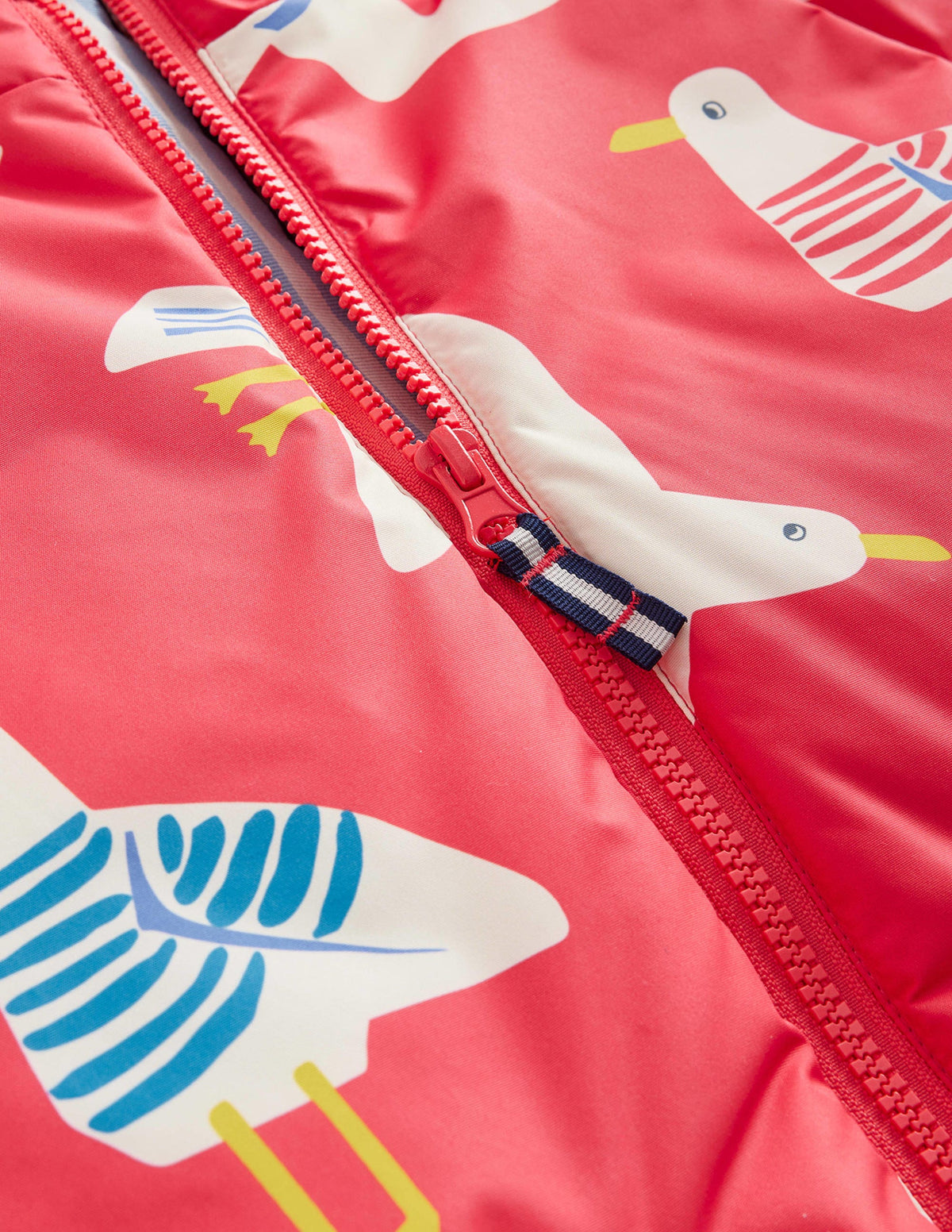 Sherpa Lined Anorak-Jam Red Seagulls - Image 3